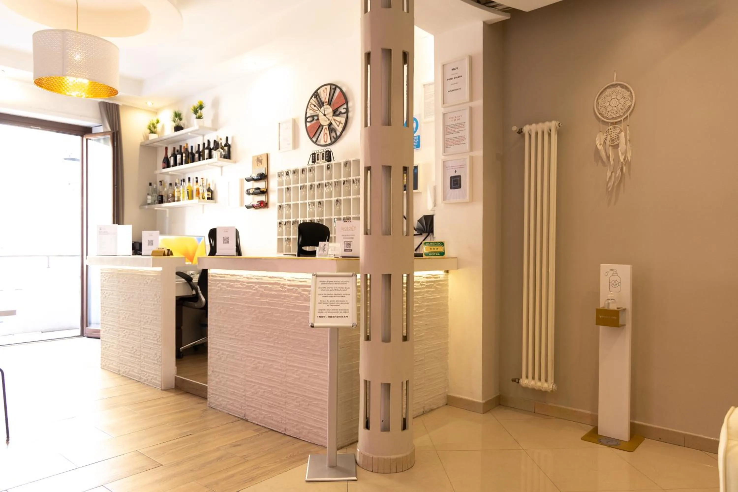 Lobby or reception in Golden Milano Hotel