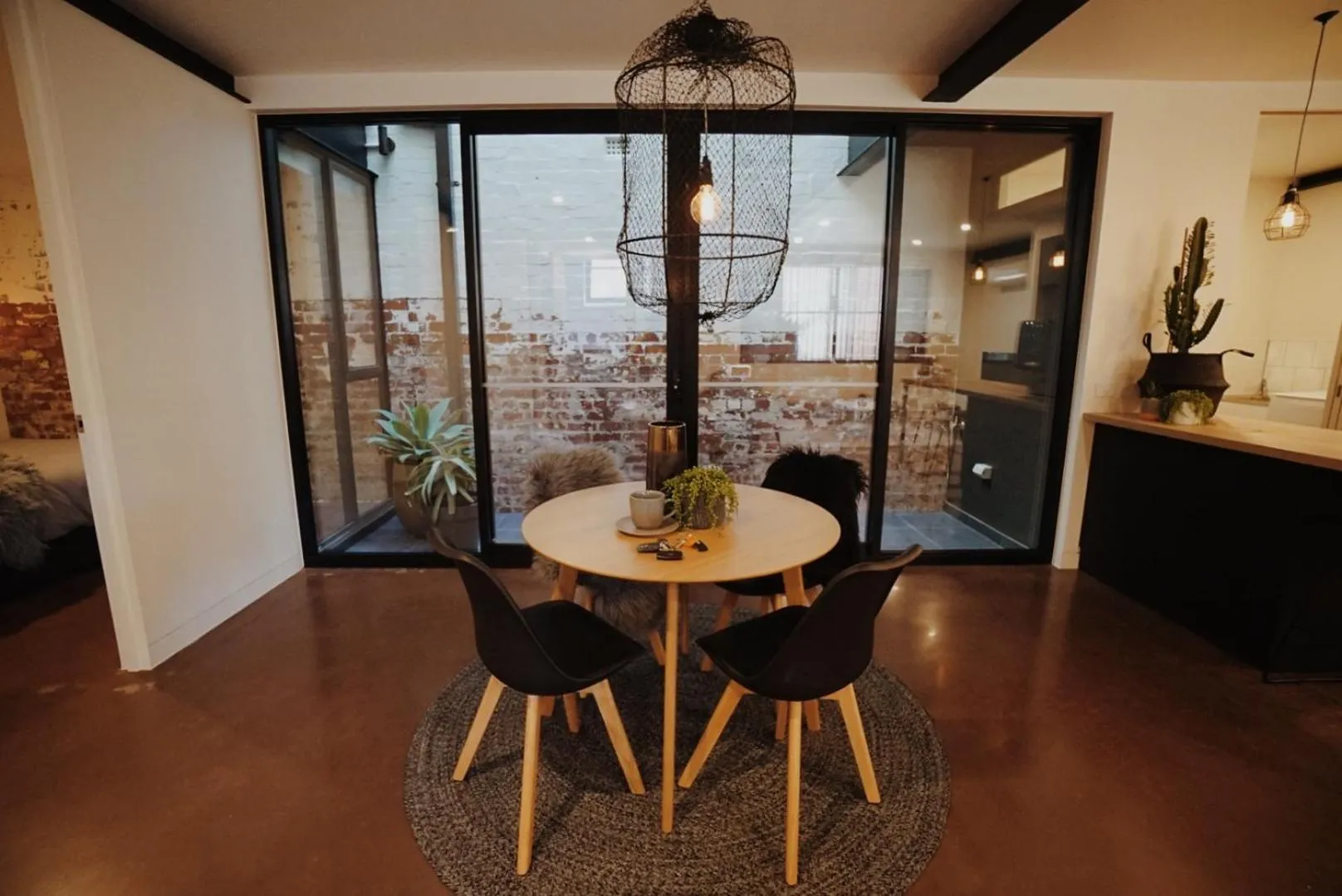 Dining area in THE WAREHOUSE APARTMENTS