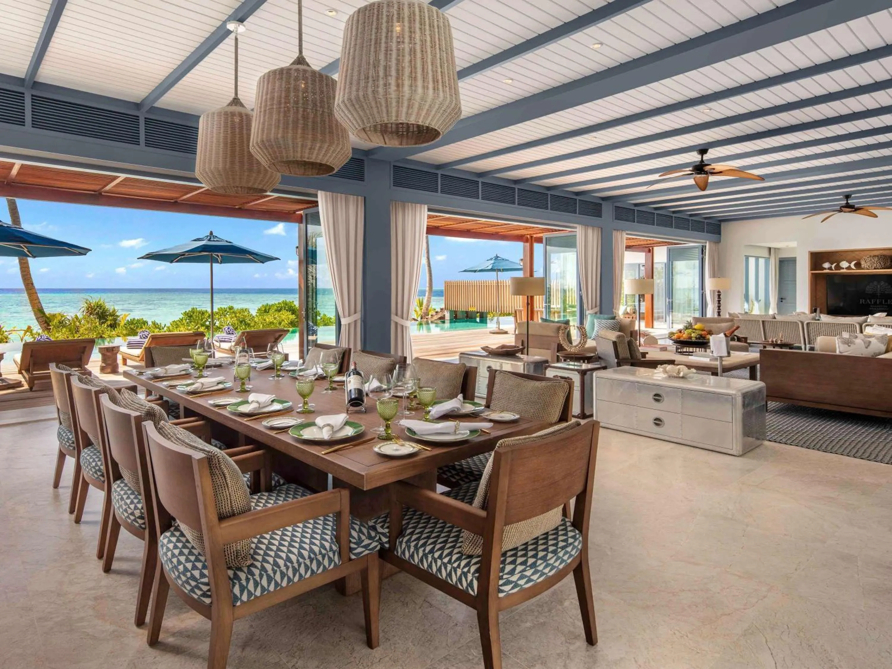 Bedroom in Raffles Maldives Meradhoo