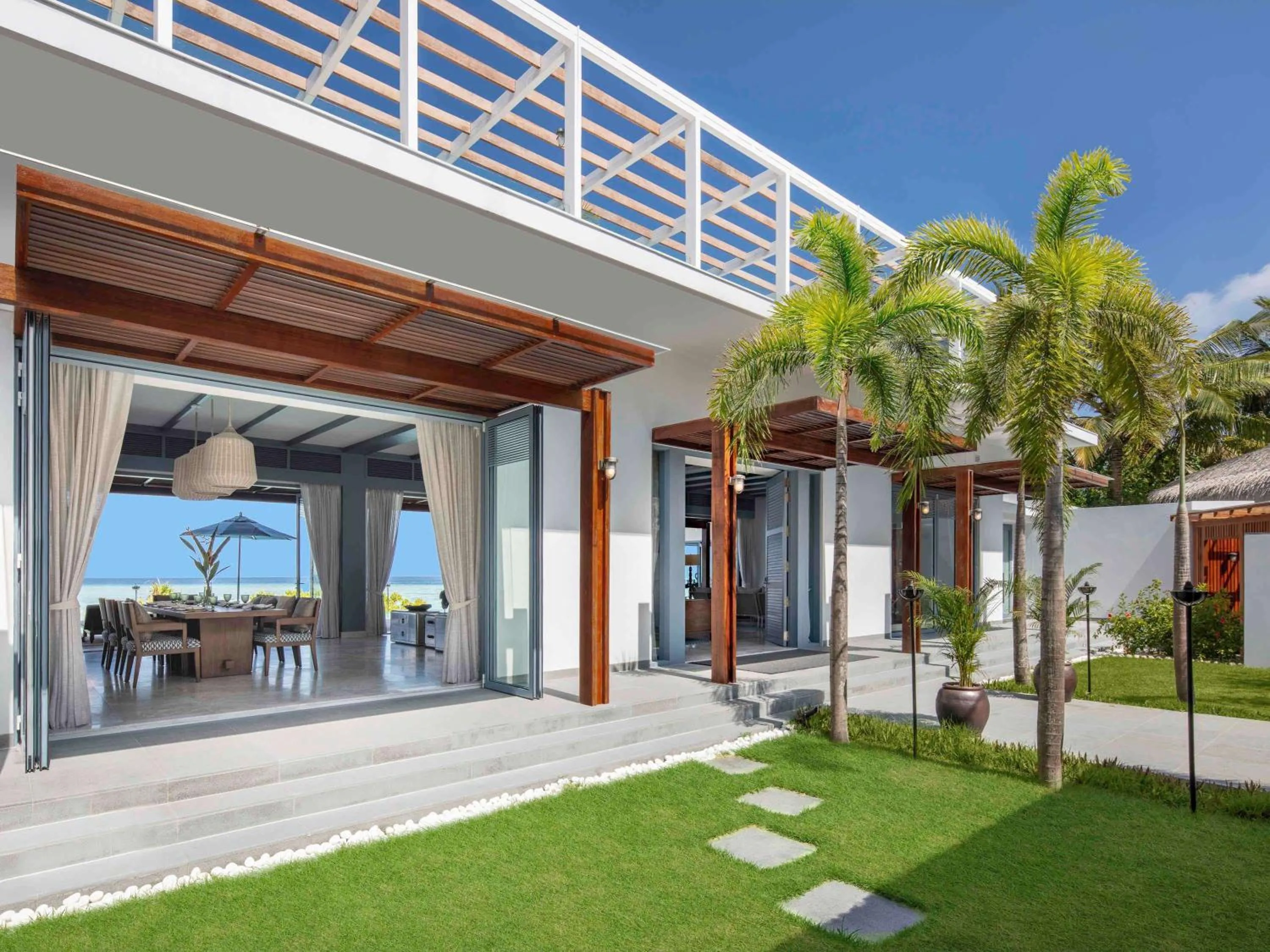 Bedroom in Raffles Maldives Meradhoo