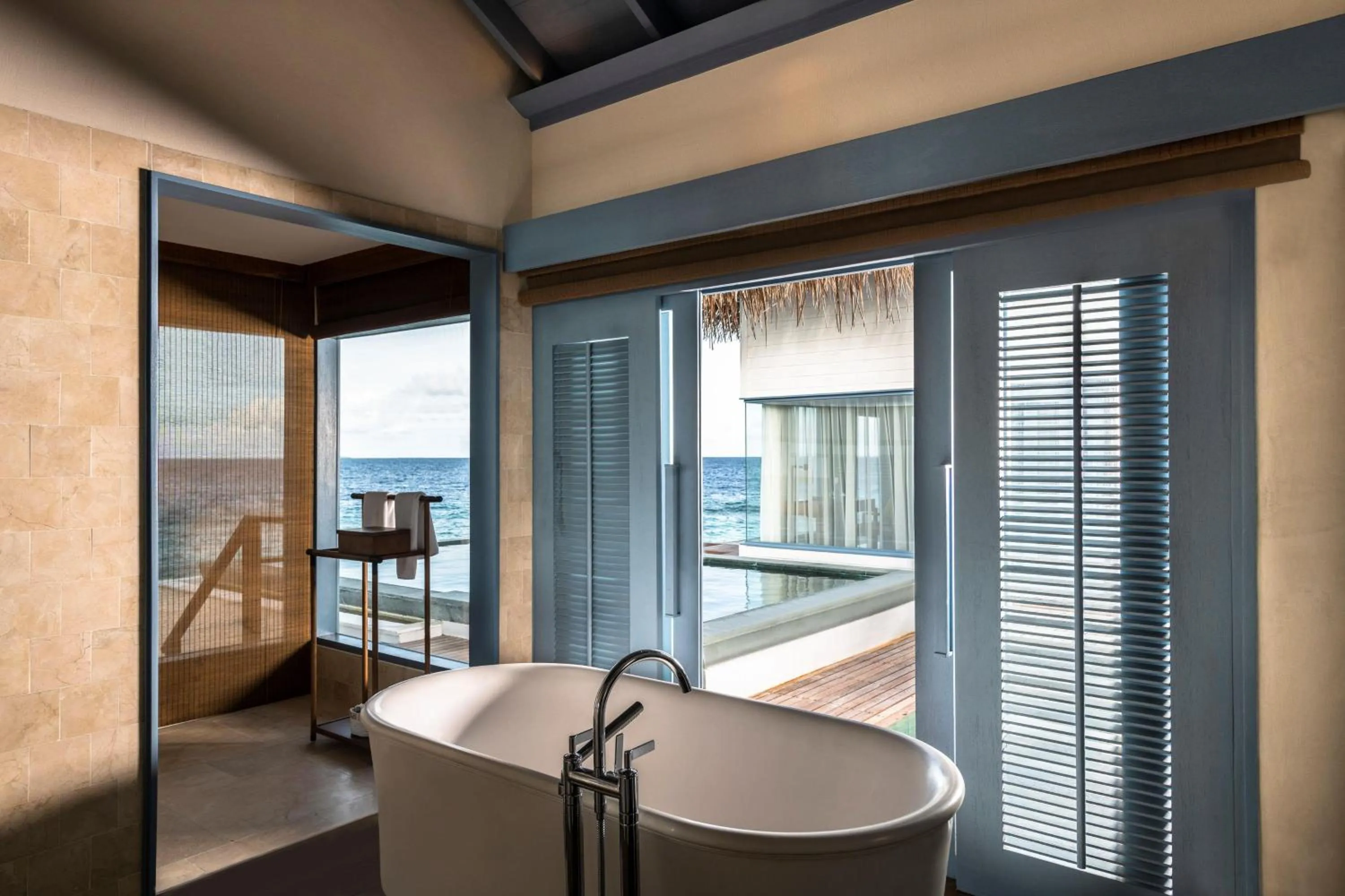 Bathroom in Raffles Maldives Meradhoo