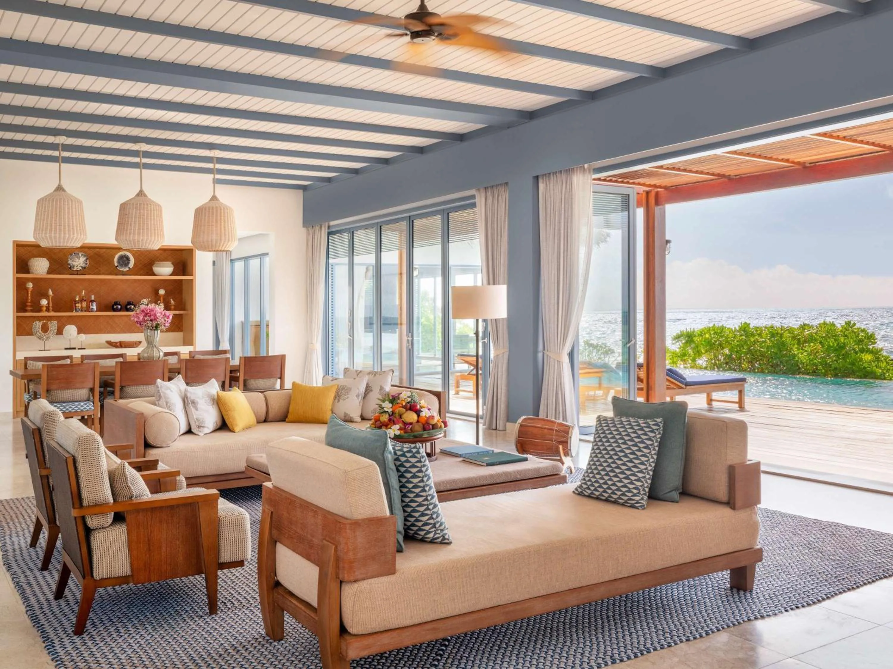 Bedroom in Raffles Maldives Meradhoo