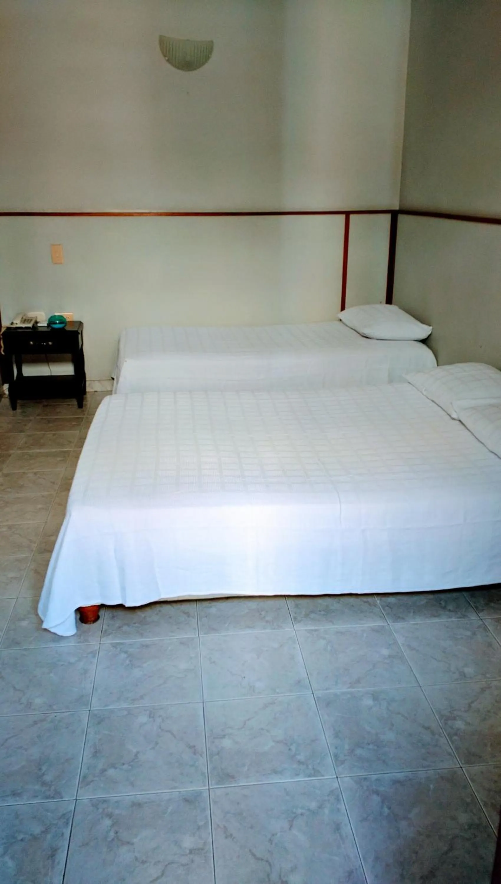 Bed in Hotel Bahia Blanca Santa Marta Frente al Mar