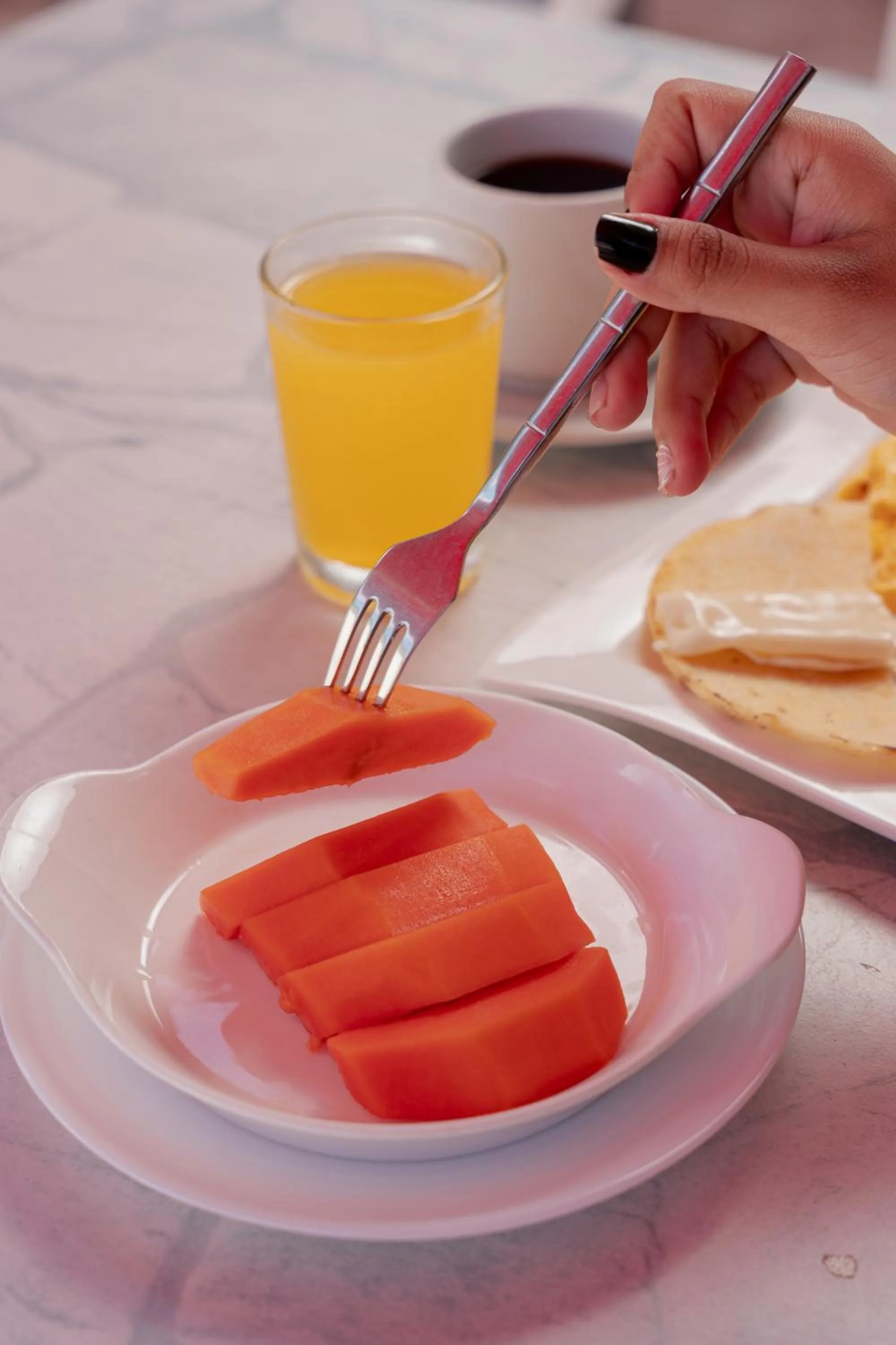 Breakfast in Hotel Bahia Blanca Santa Marta Frente al Mar
