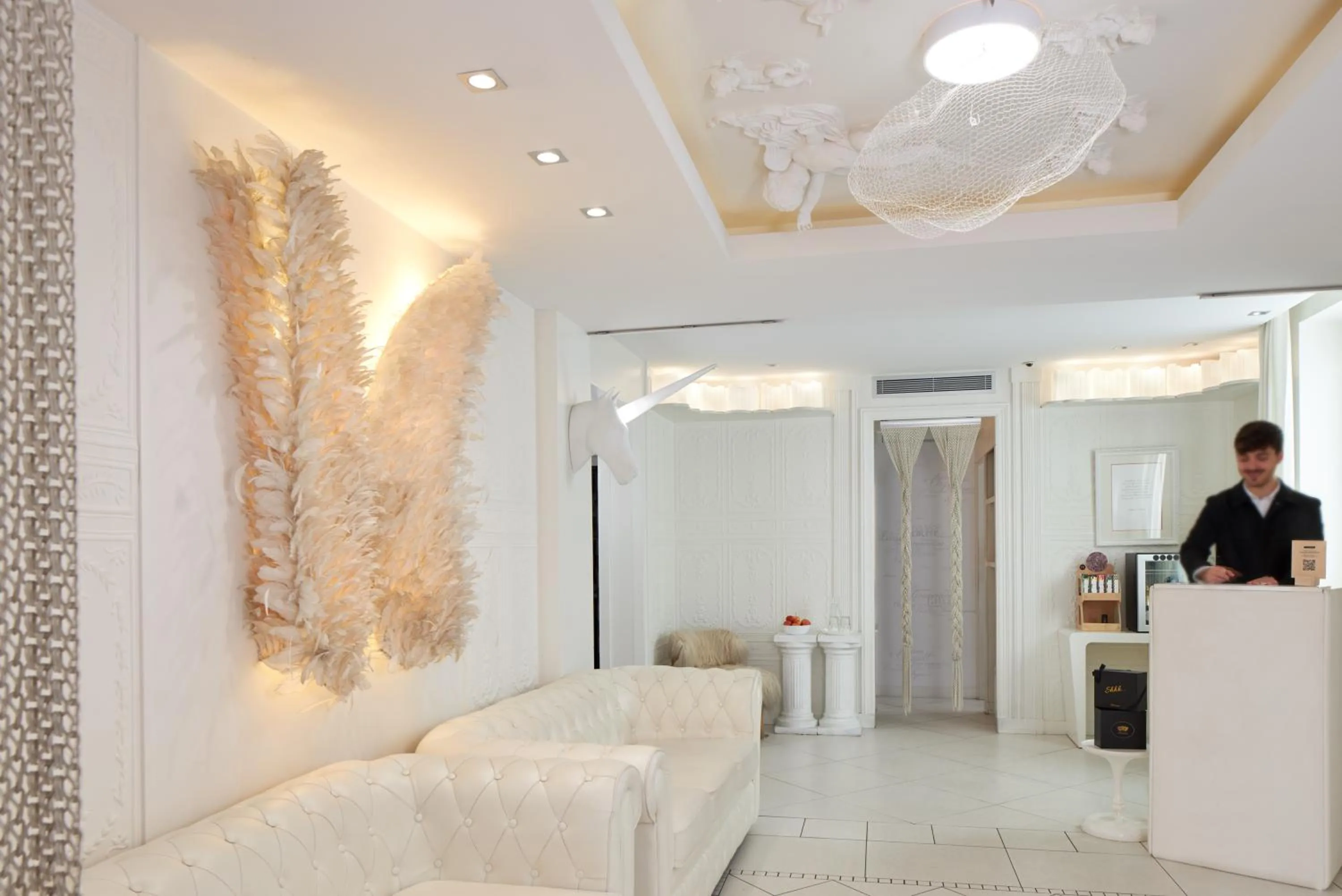 Lobby or reception in Hôtel Vice Versa