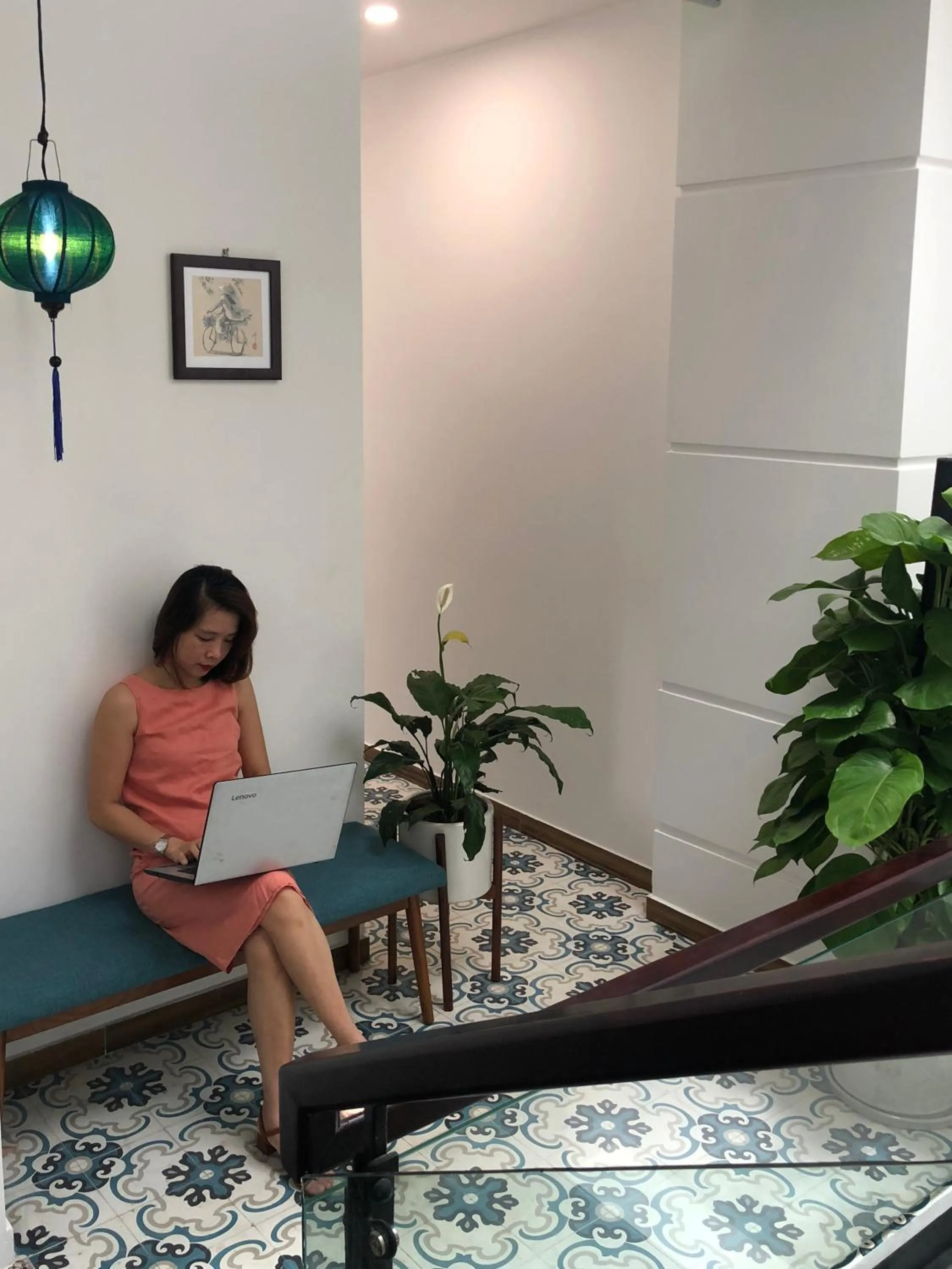 Patio in La An Homestay