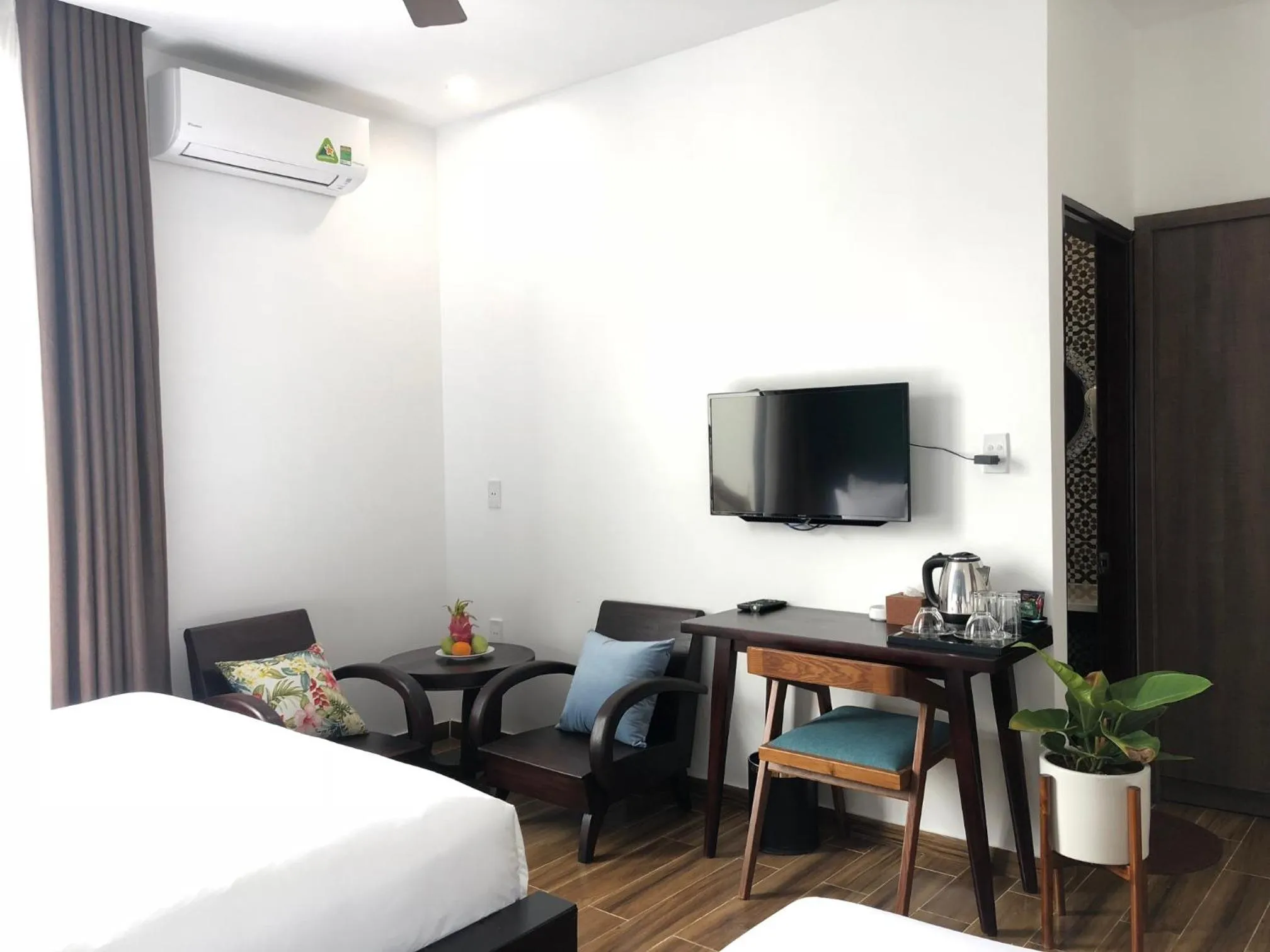 TV and multimedia, Bed in La An Homestay