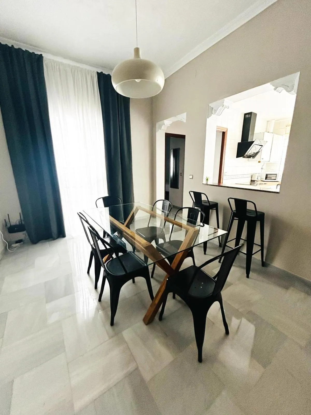 Dining area in La Casa de Carmen
