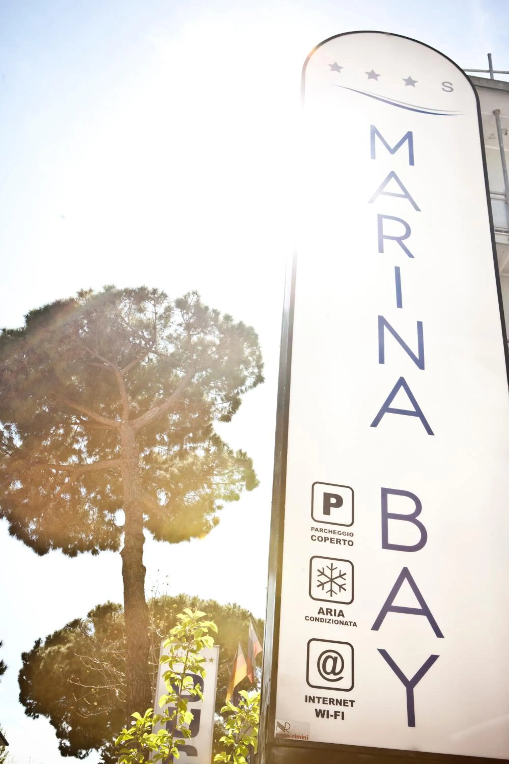 Property logo or sign in Hotel Marina Bay