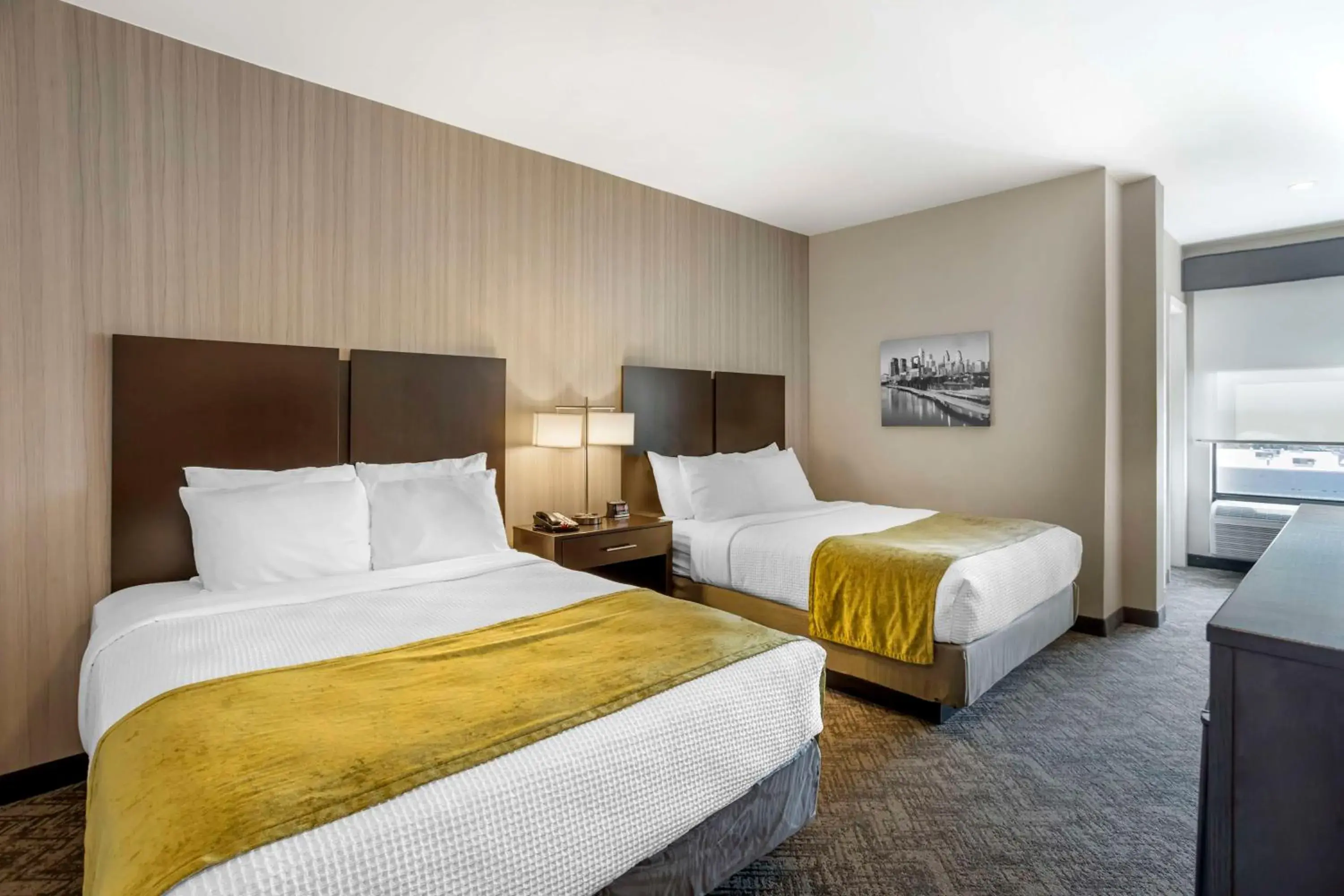 Queen Room with Two Queen Beds and Roll-In Shower - Disability Access in Best Western Plus Philadelphia-Pennsauken Hotel Queen Room with Two Queen Beds and Roll-In Shower - Disability Access in Best Western Plus Philadelphia-Pennsauken Hotel