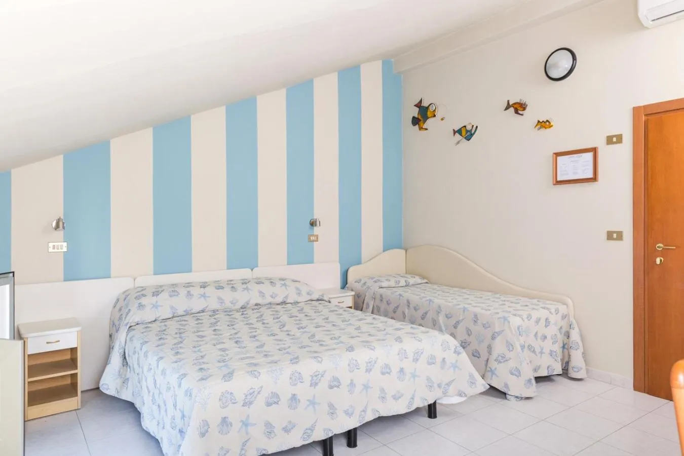 Bed in Hotel Letizia