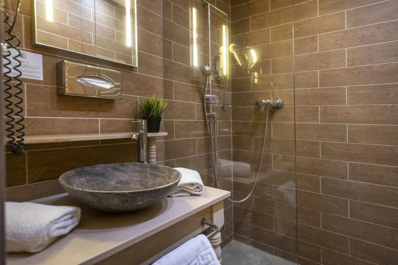 Bathroom in Oxigén Family Hotel Noszvaj