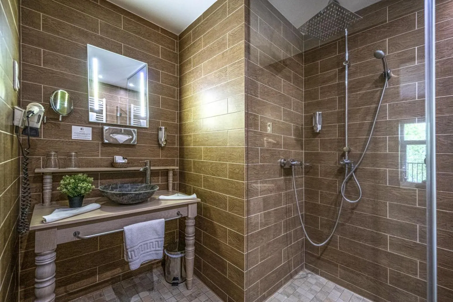 Bathroom in Oxigén Family Hotel Noszvaj