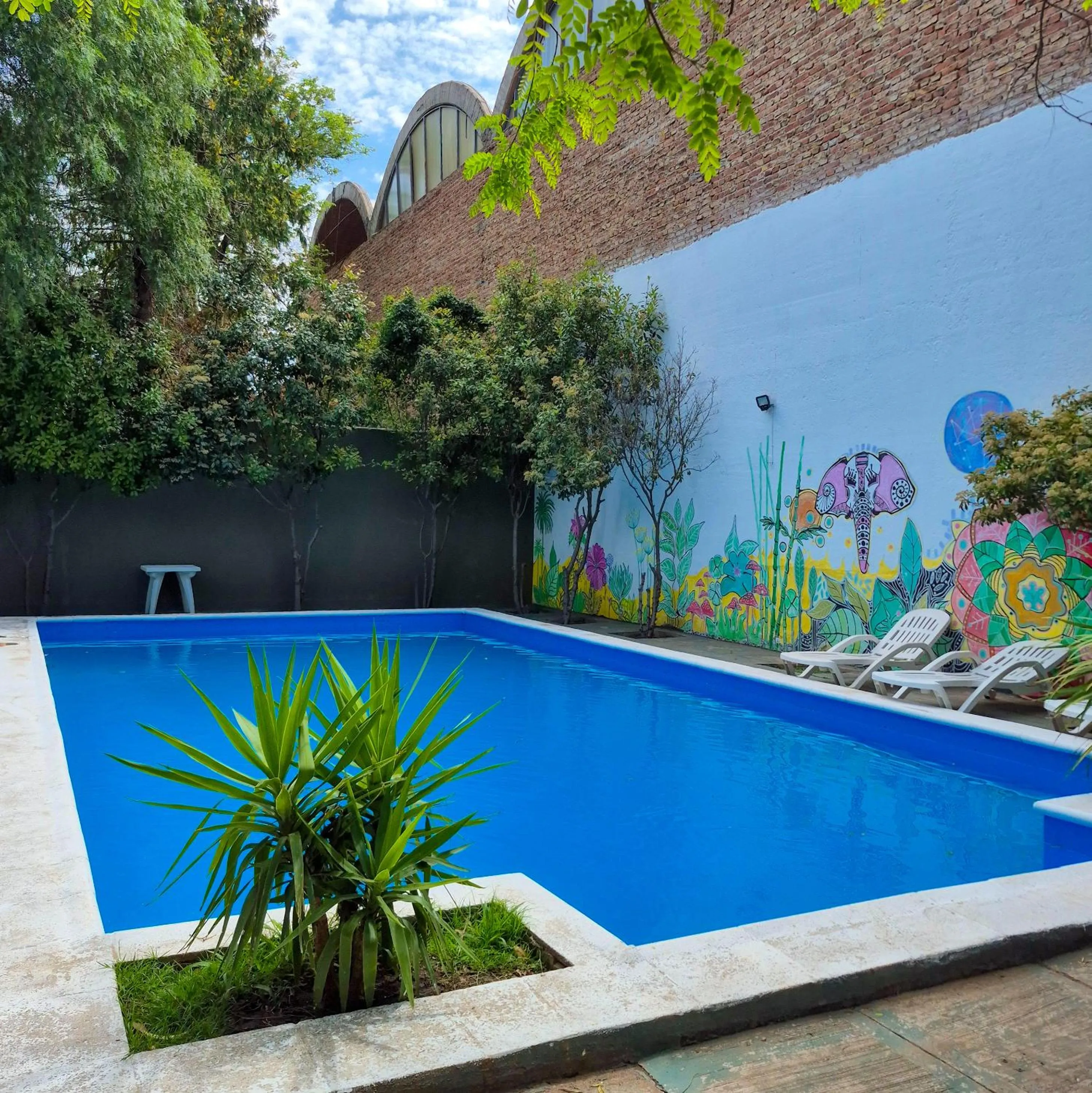 Pool view in Hotel Aiello