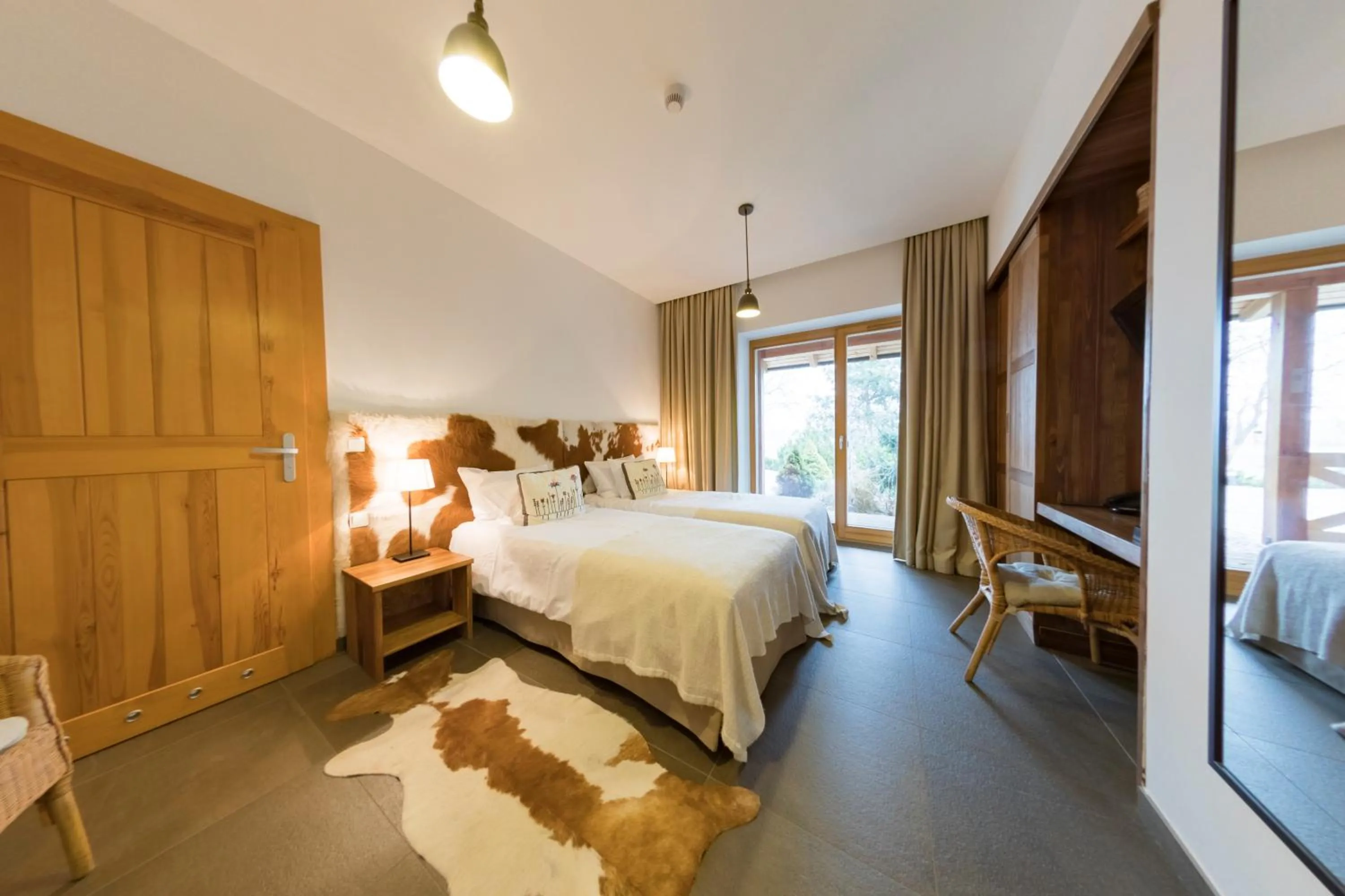 Bed in Hotel Jakubus