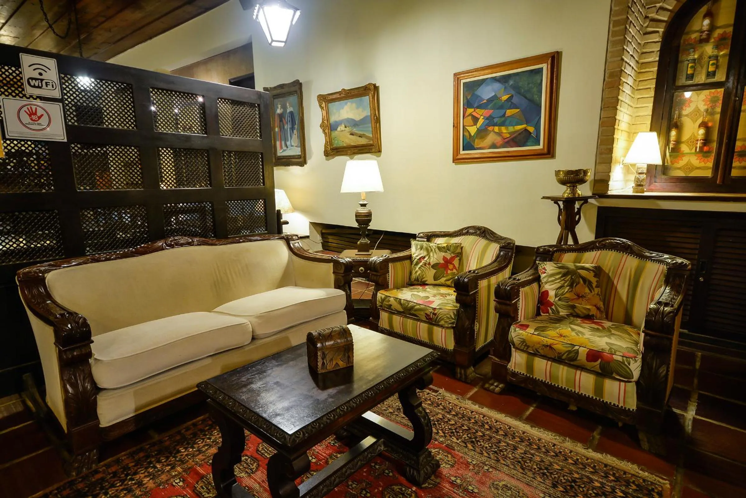 Lobby or reception in Pousada Estalagem Casa Grande