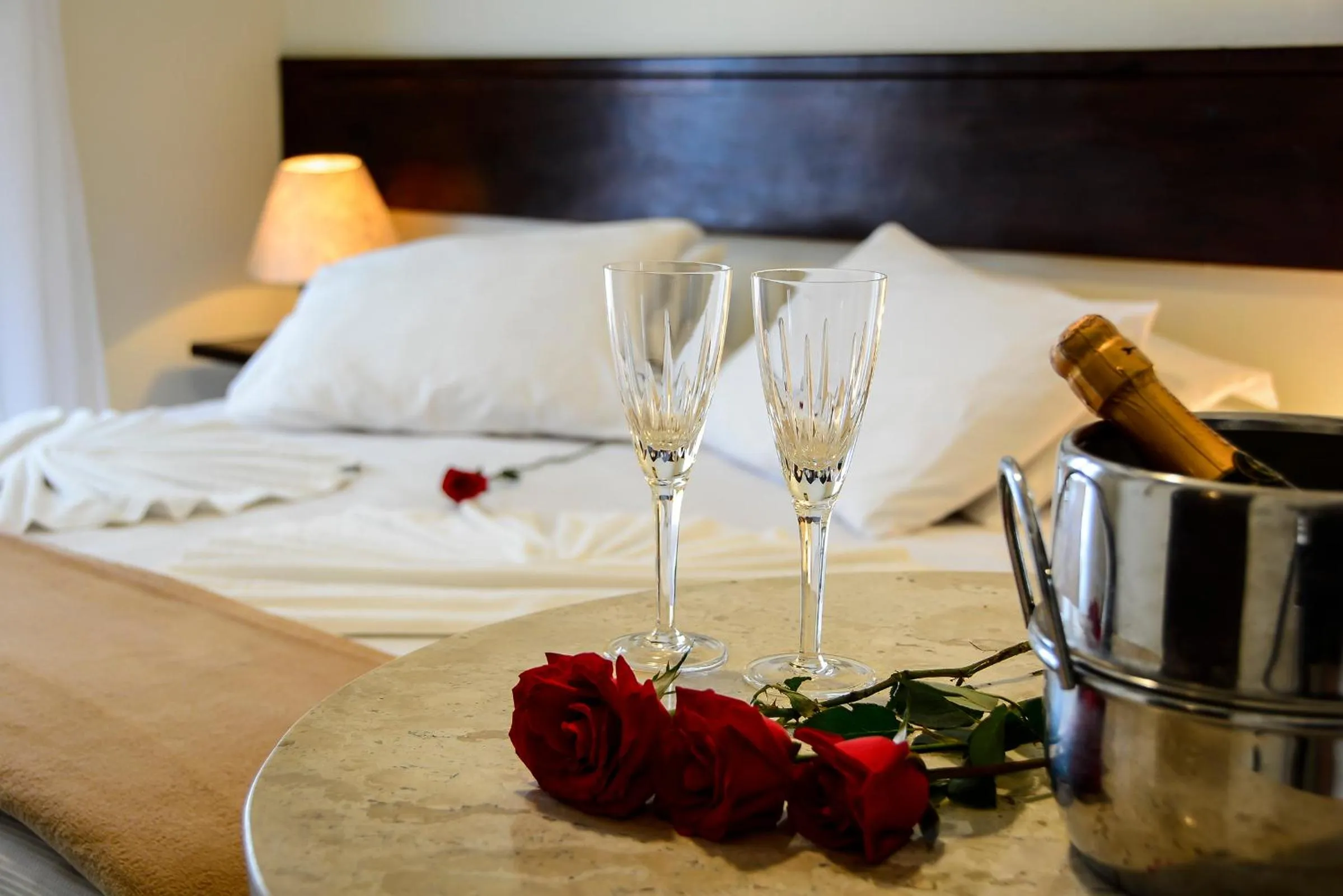 Bed in Pousada Estalagem Casa Grande