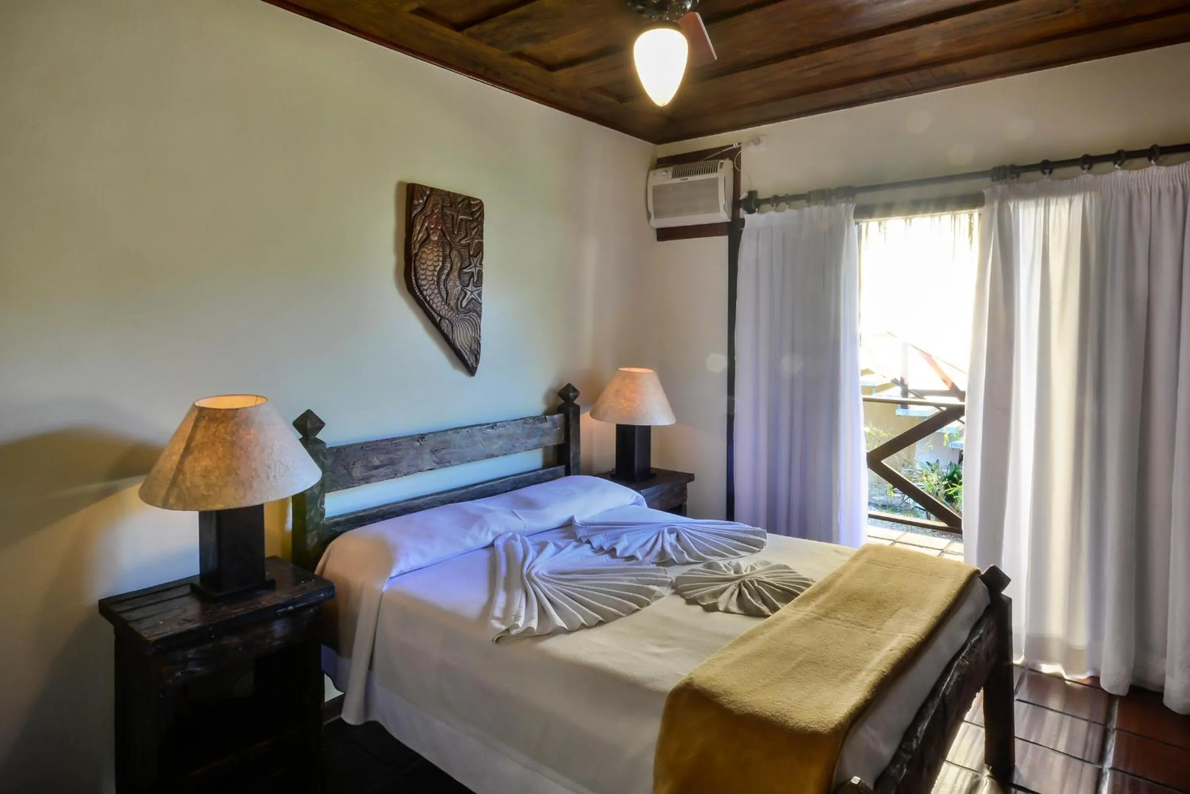 Bed in Pousada Estalagem Casa Grande