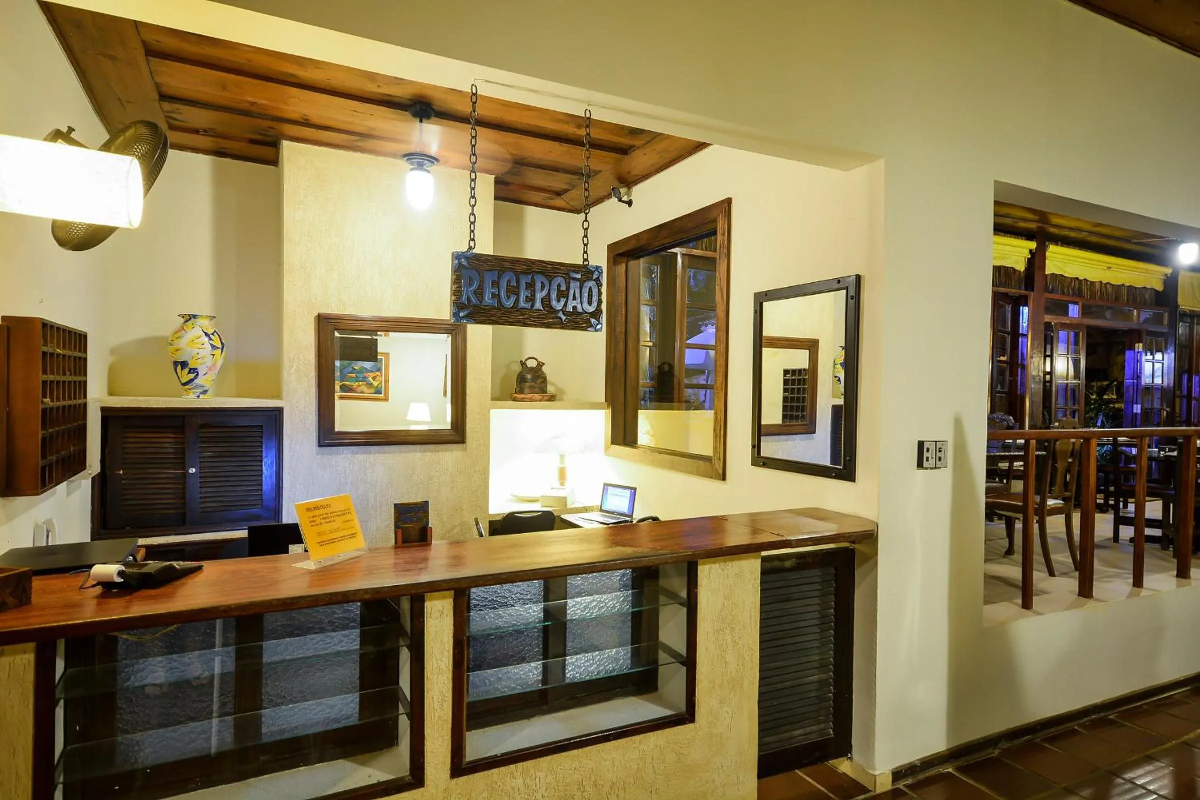 Lobby or reception in Pousada Estalagem Casa Grande