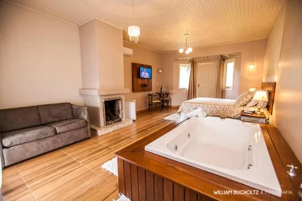 Bed in Pousada Pedra Preta