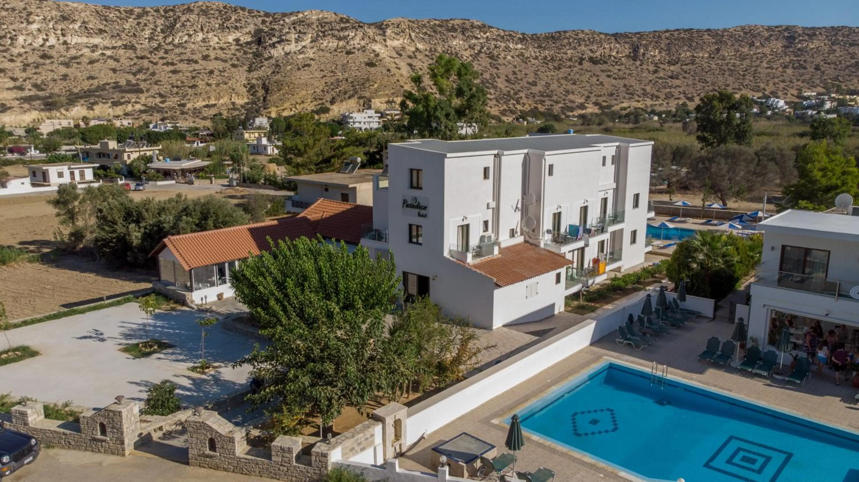 Property building in Paradise Matala Hotel