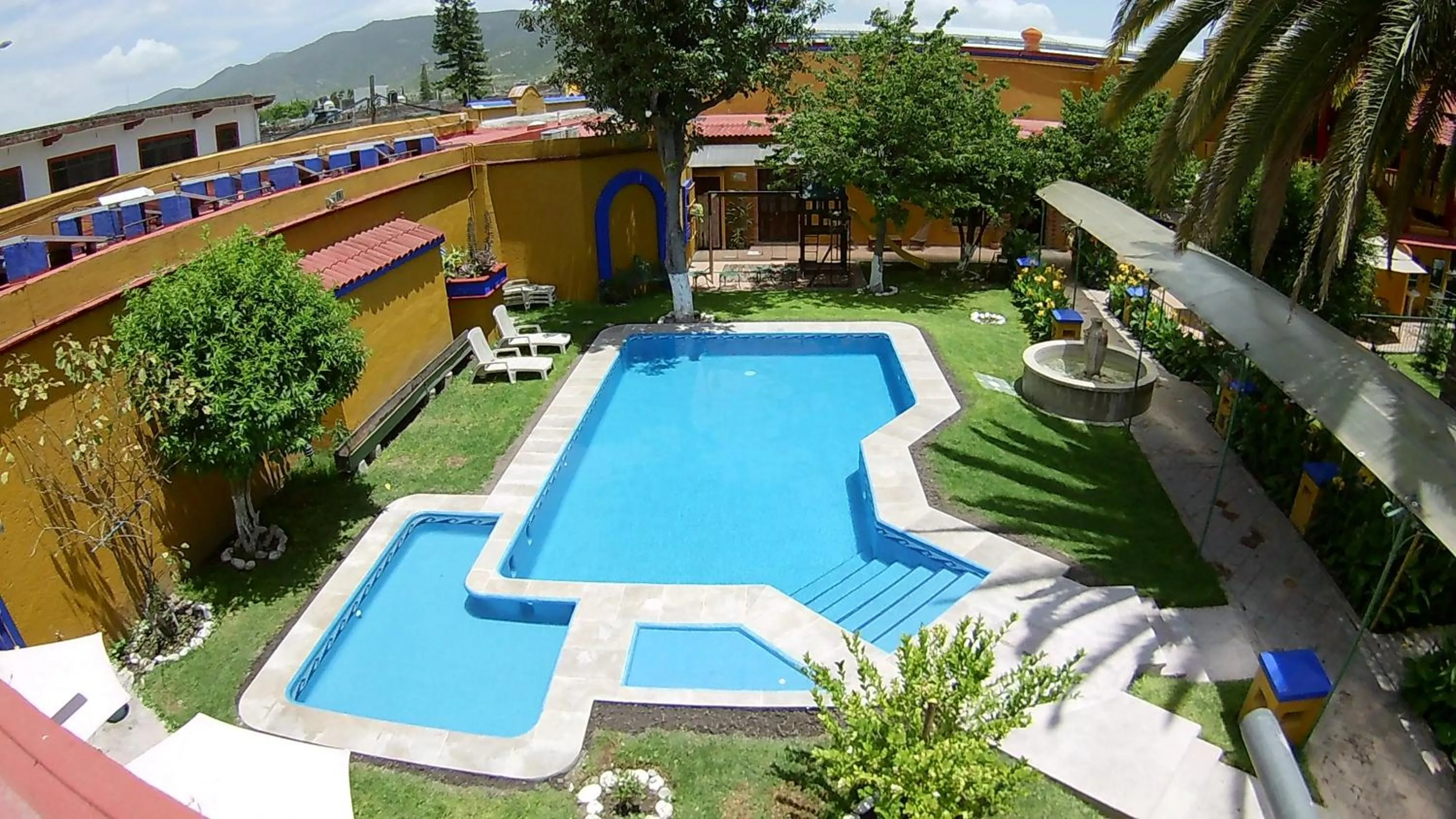 Swimming pool in Hotel Hacienda Don Cenobio