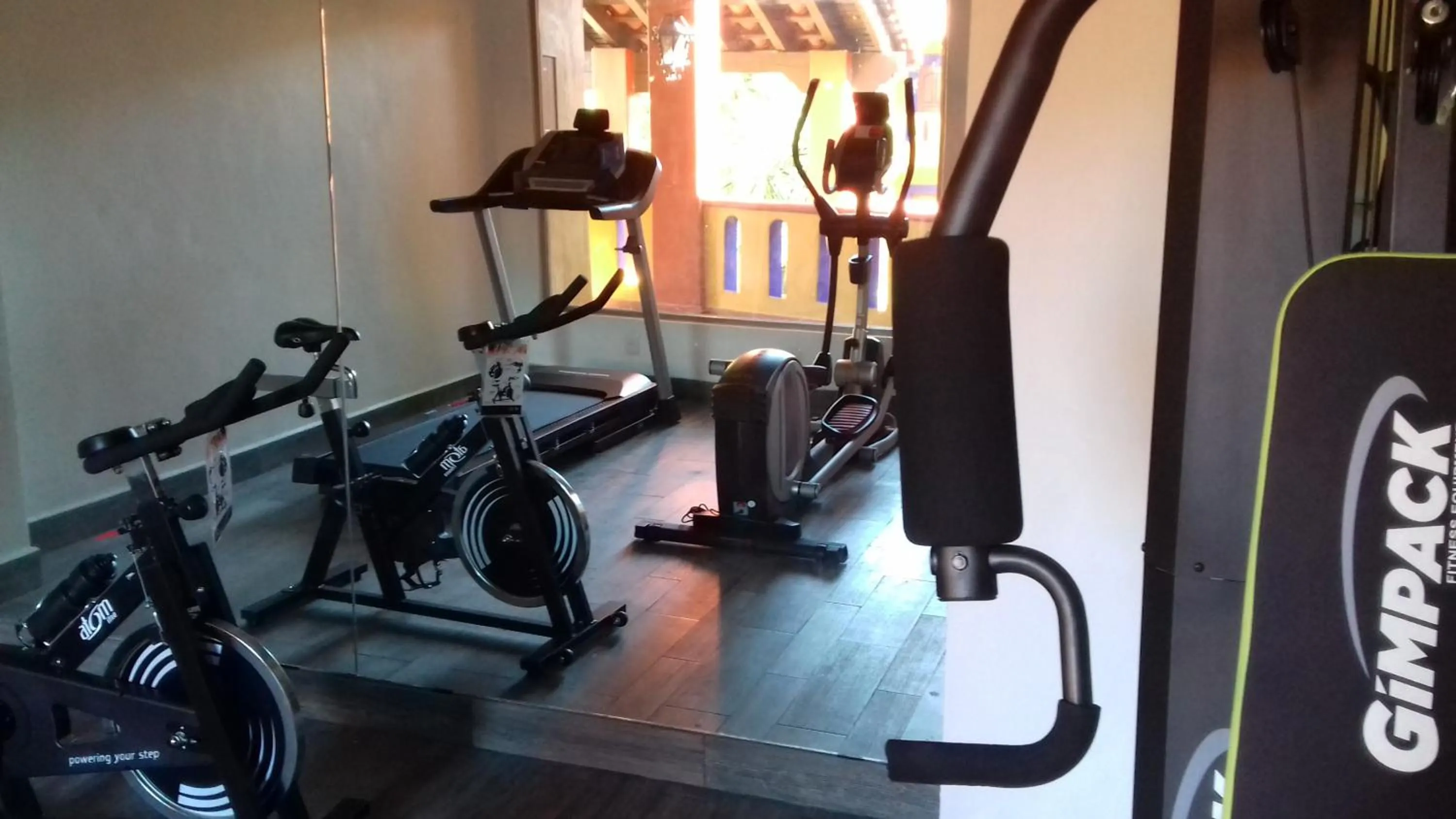 Fitness centre/facilities in Hotel Hacienda Don Cenobio