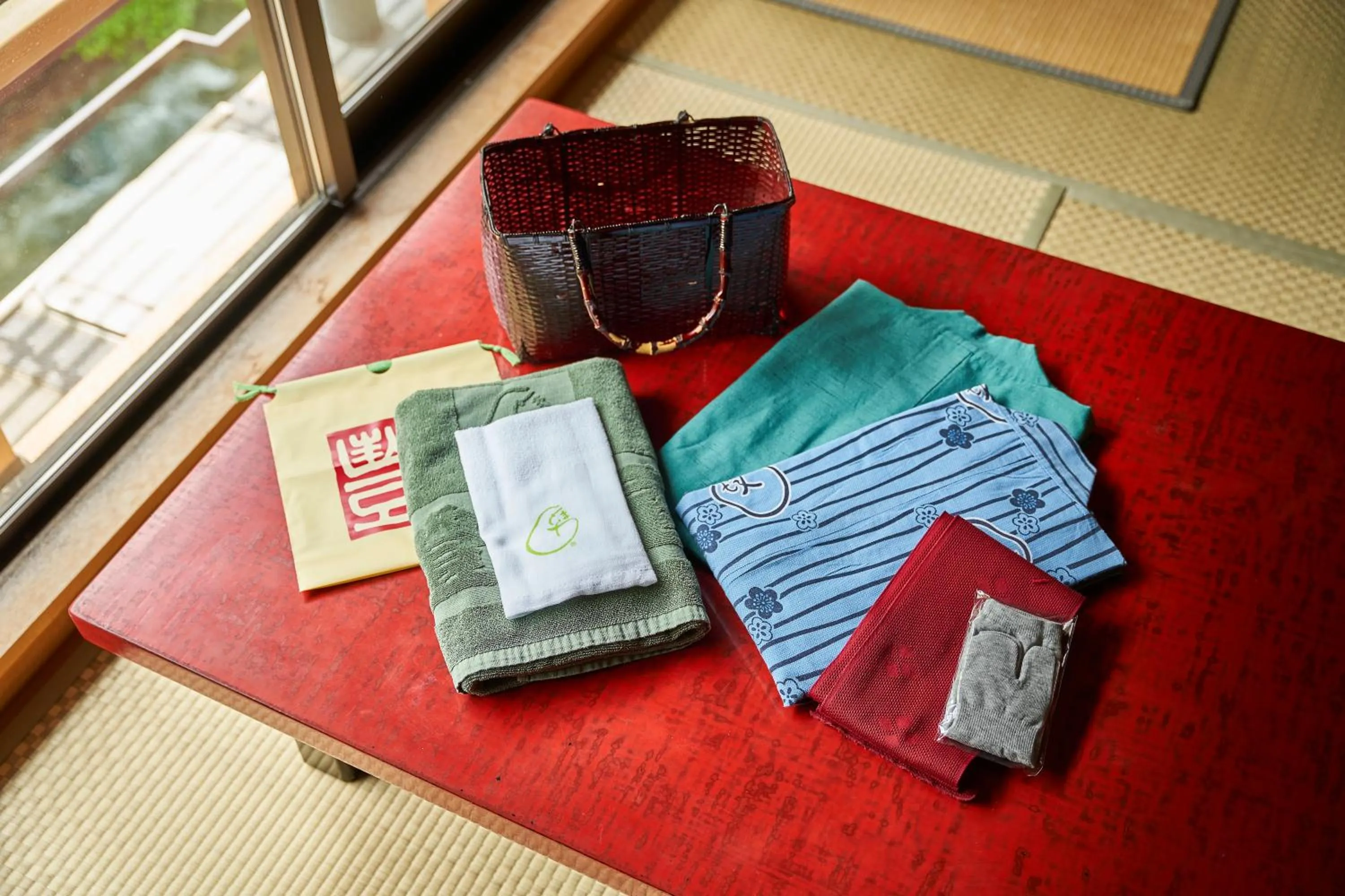 towels in Shima-Onsen Toshimaya