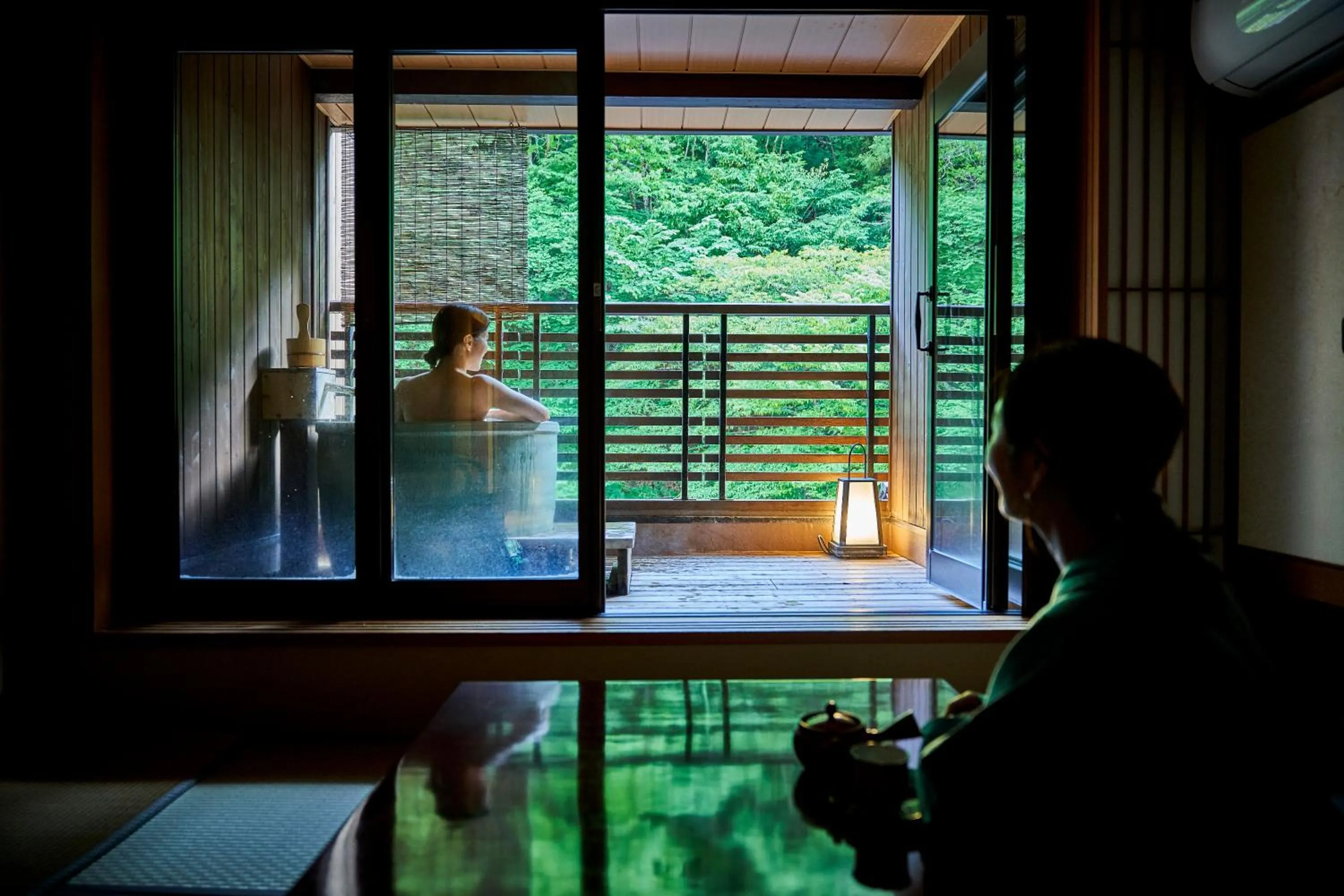 Hot Spring Bath in Shima-Onsen Toshimaya