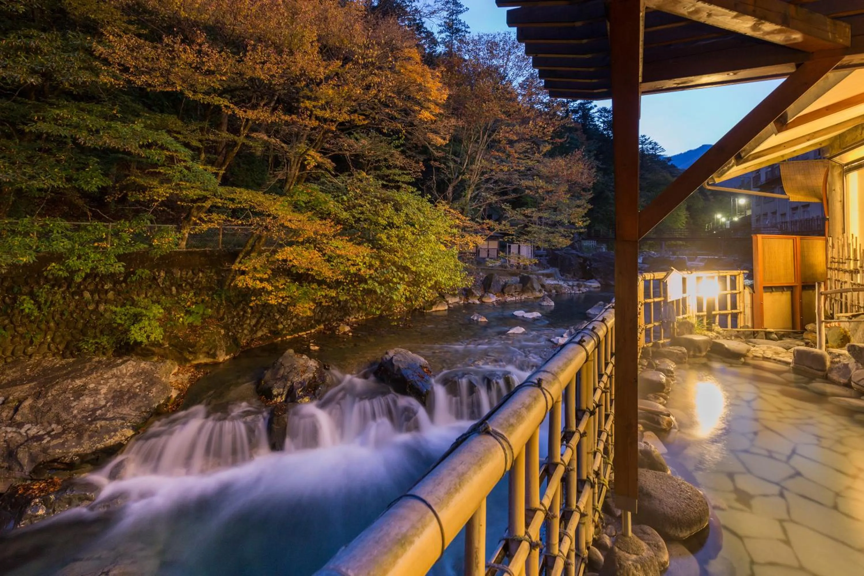 Natural landscape in Shima-Onsen Toshimaya