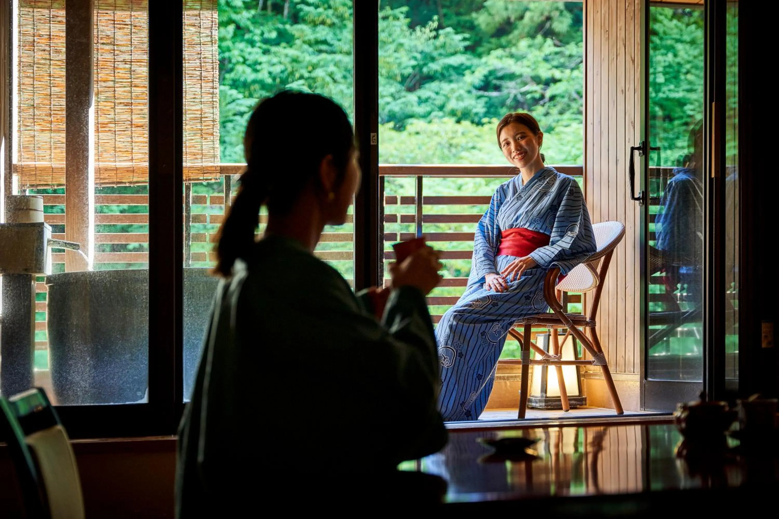 People in Shima-Onsen Toshimaya