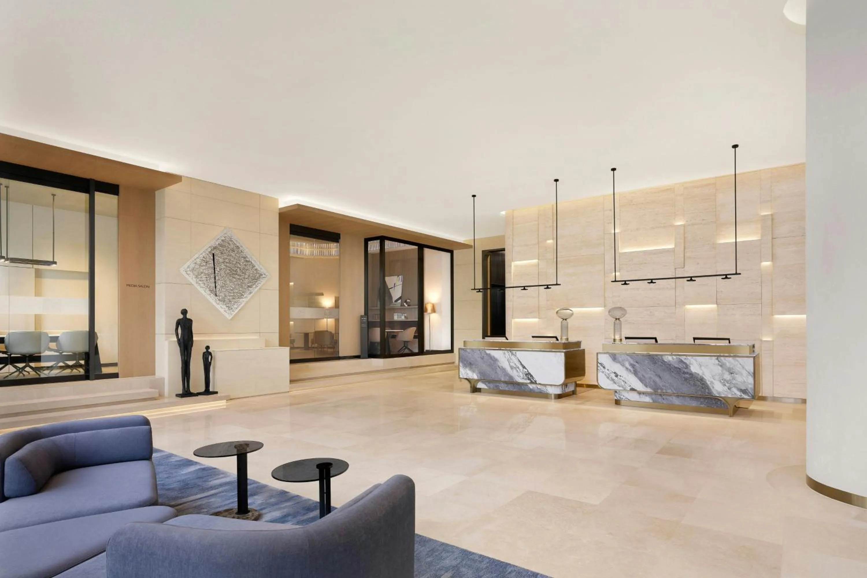 Lobby or reception in AC Hotel by Marriott Seoul Gangnam