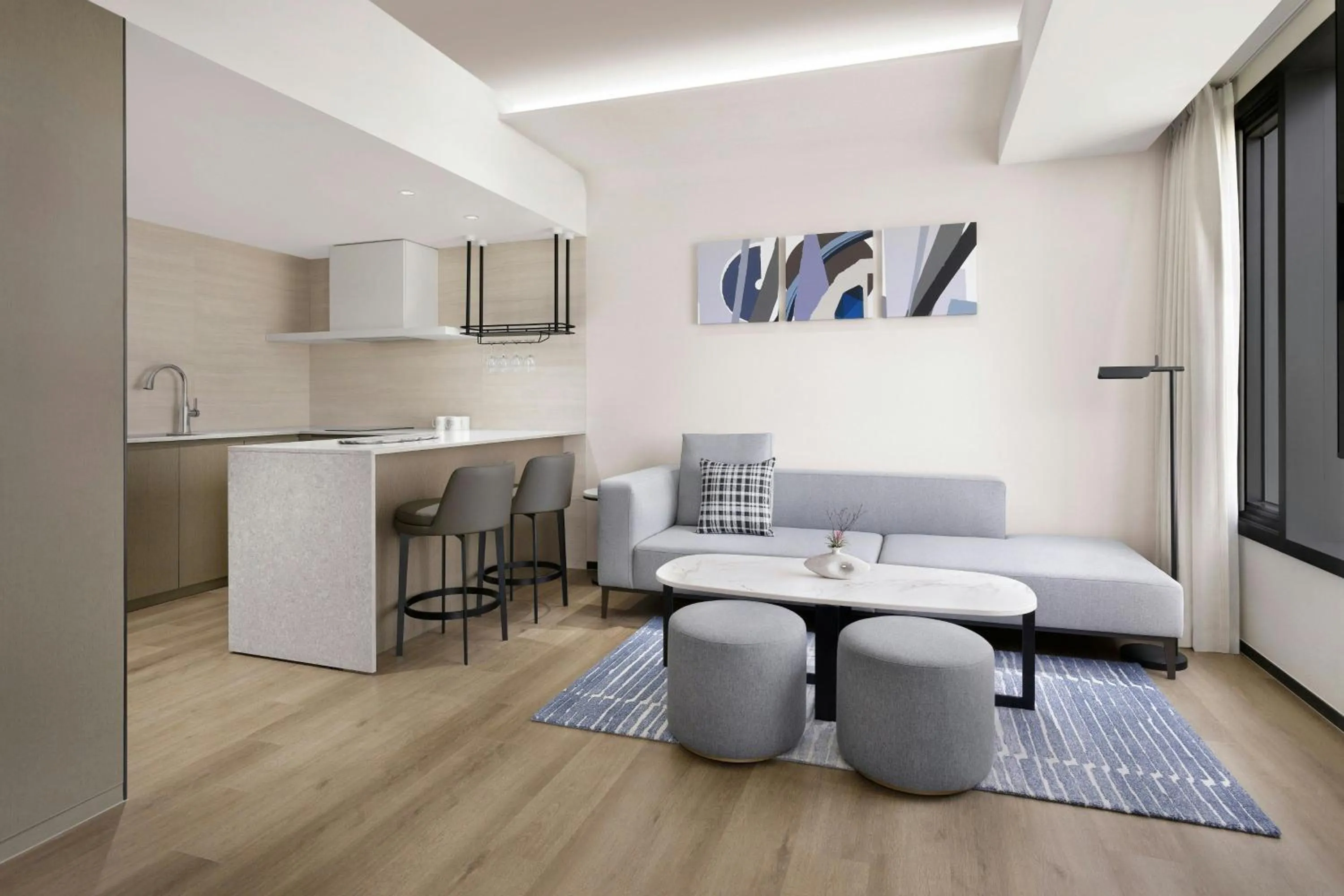 Photo of the whole room in AC Hotel by Marriott Seoul Gangnam