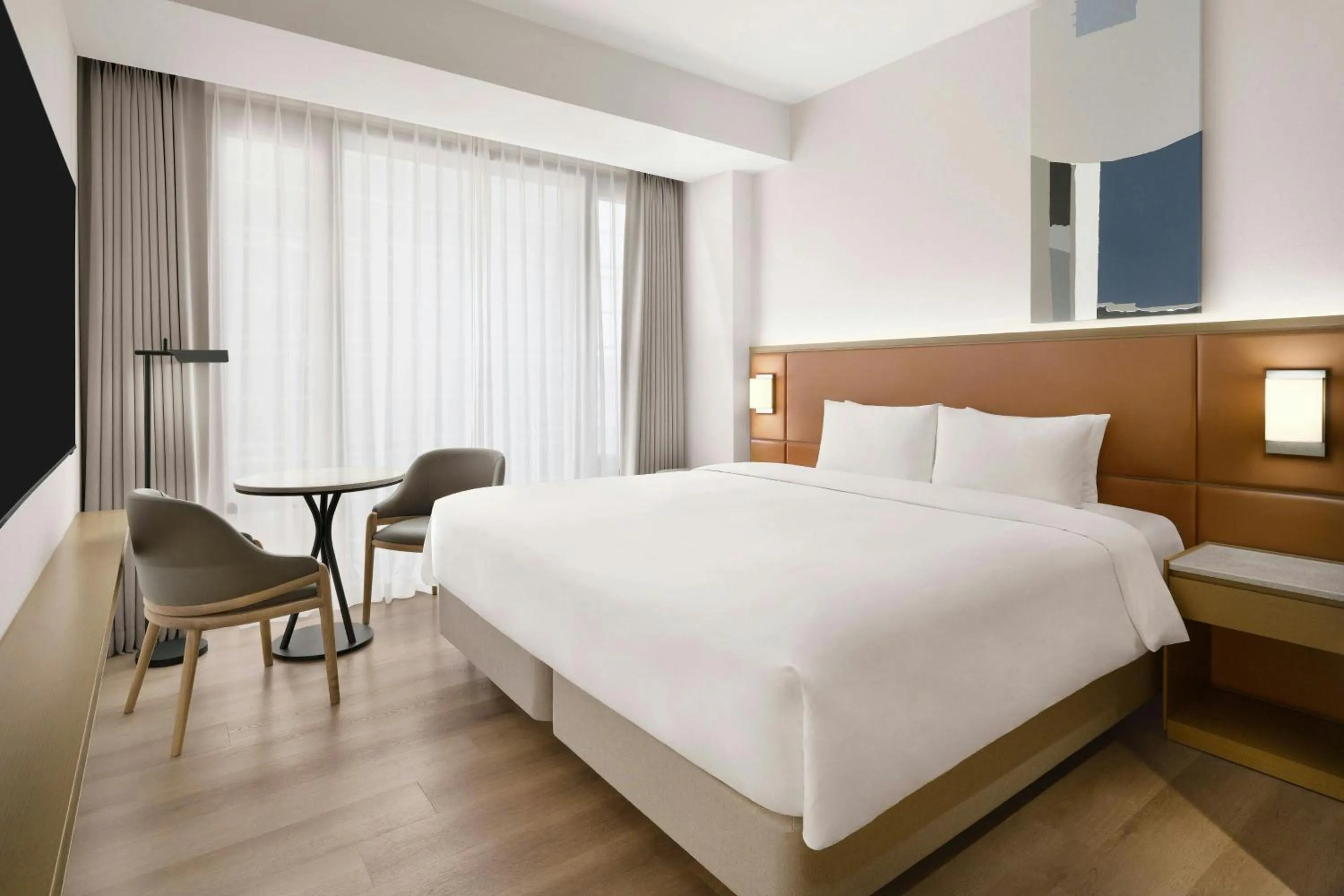 Photo of the whole room, Bed in AC Hotel by Marriott Seoul Gangnam