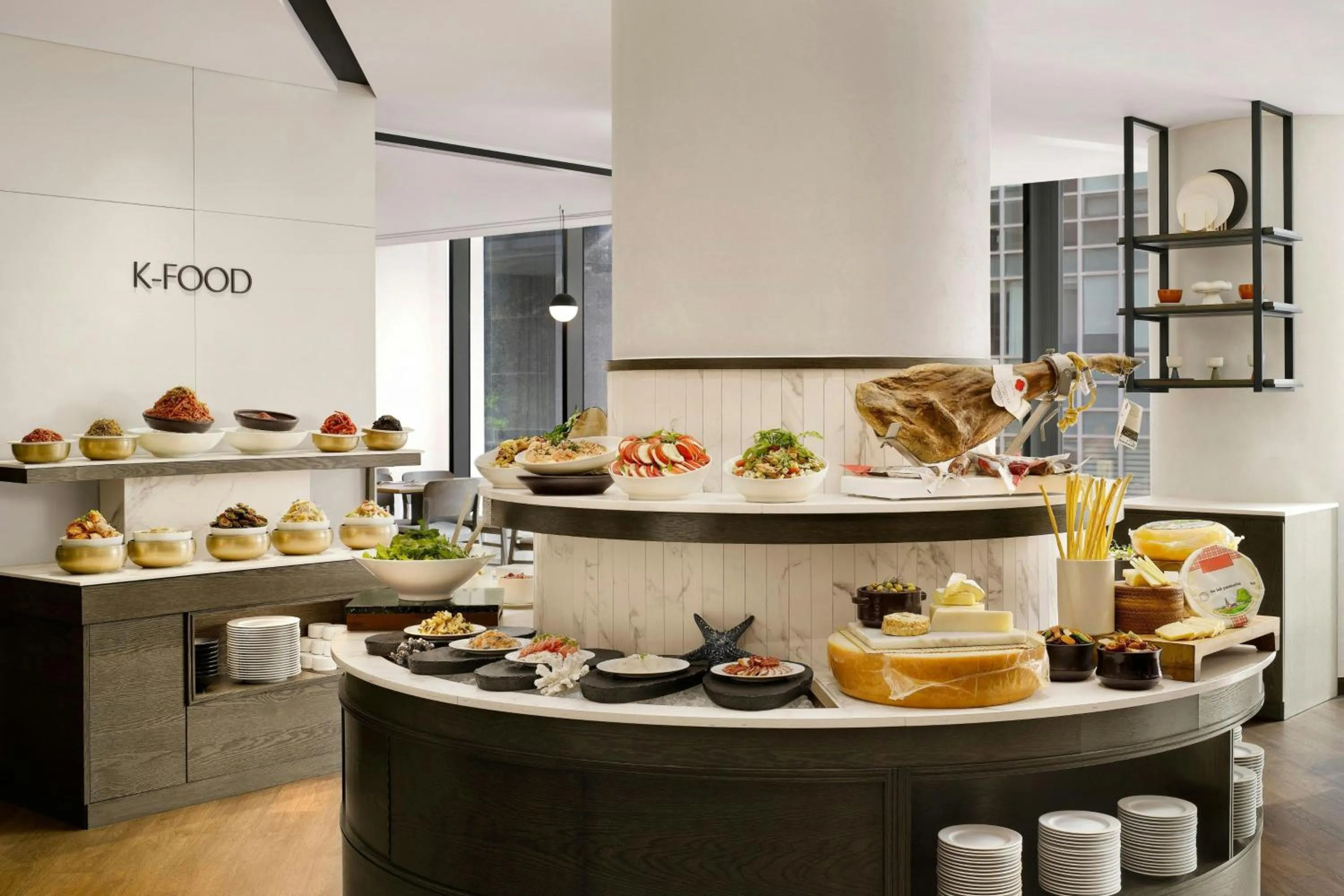 Kitchen or kitchenette in AC Hotel by Marriott Seoul Gangnam