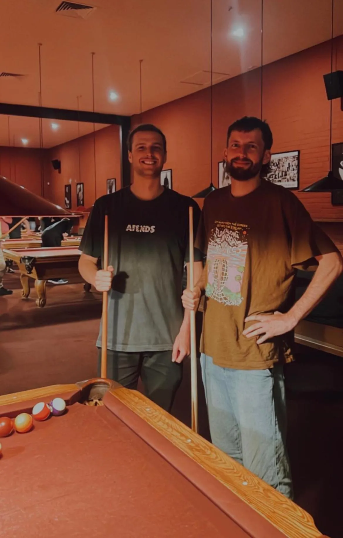 Billiard in On Top Backpackers