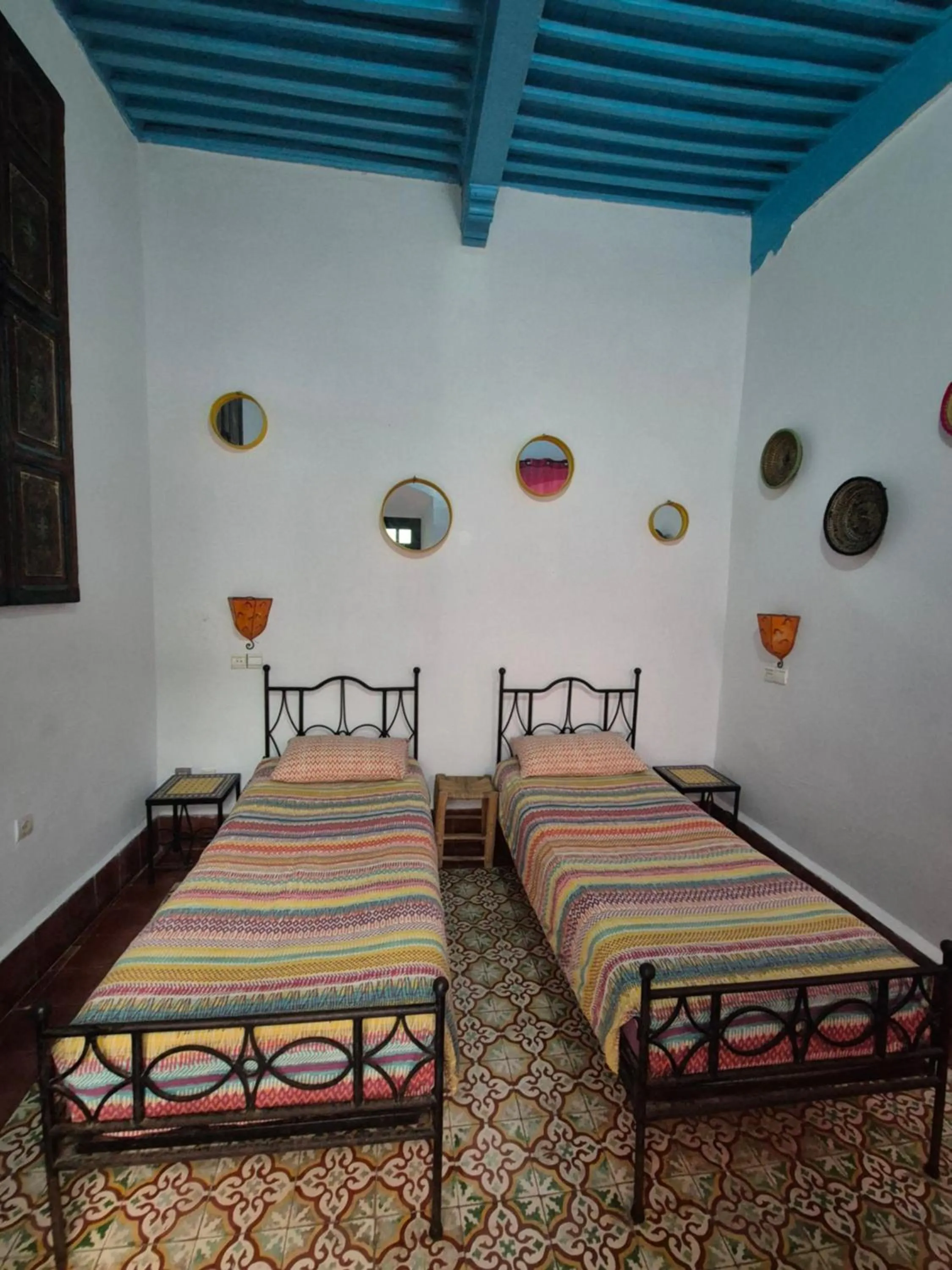 Bed in Riad Sidi Magdoul