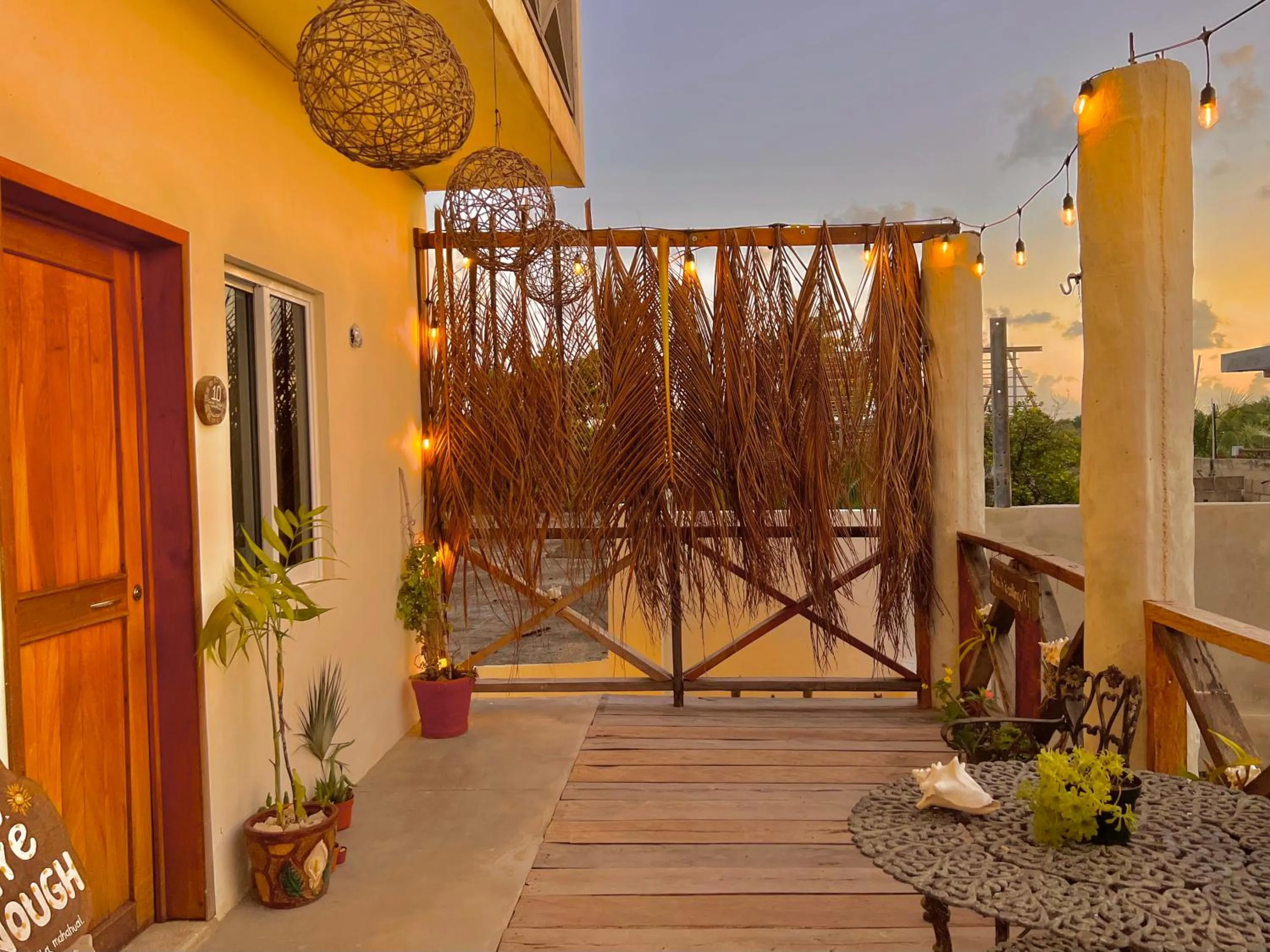 Patio in Hotel Jaiba Mahahual - Adults Only