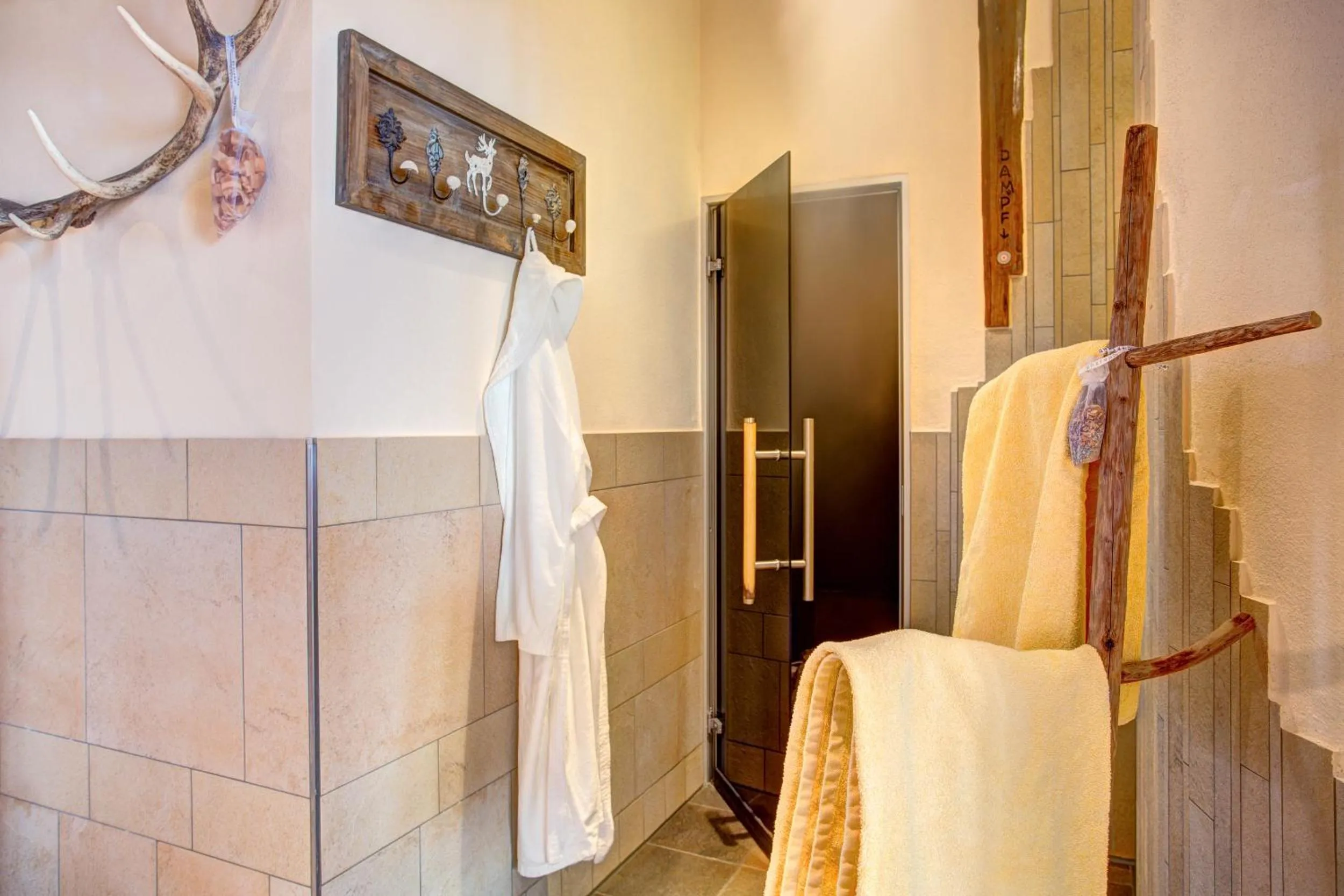 Steam room in Seehotel Hartung & Ferienappartements