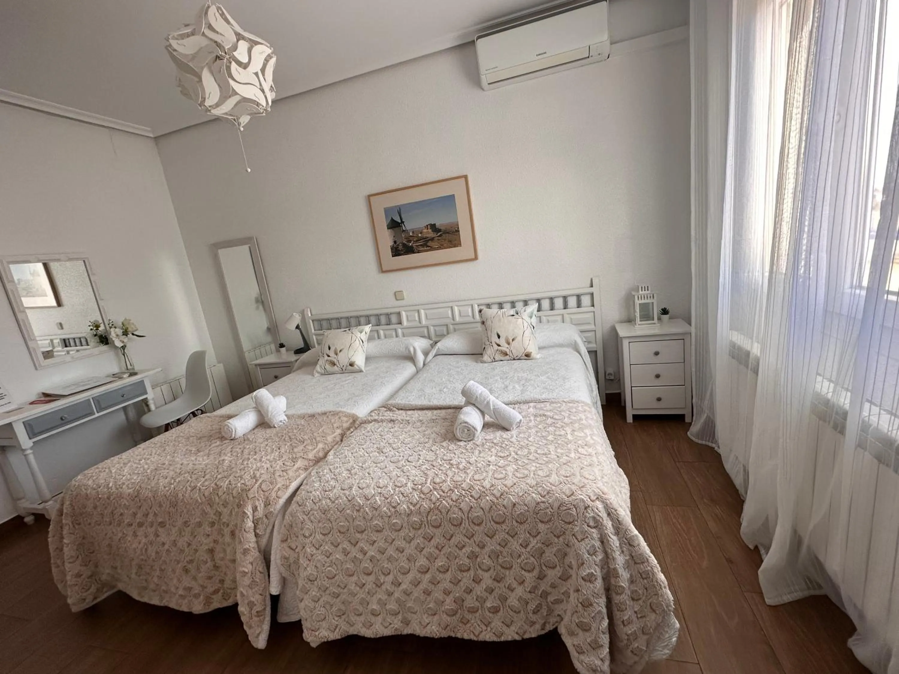 Bed in Hotel Consuegra