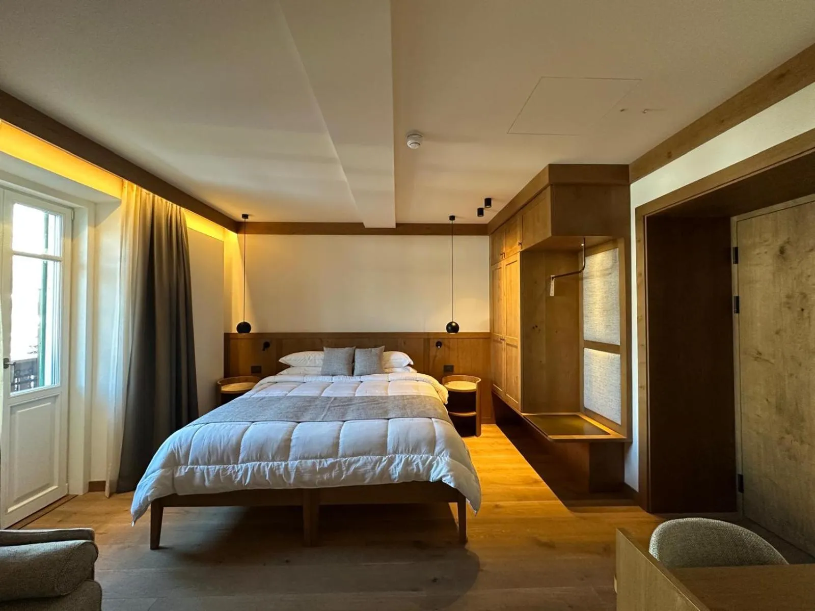 Bed in Hotel Serena Cortina