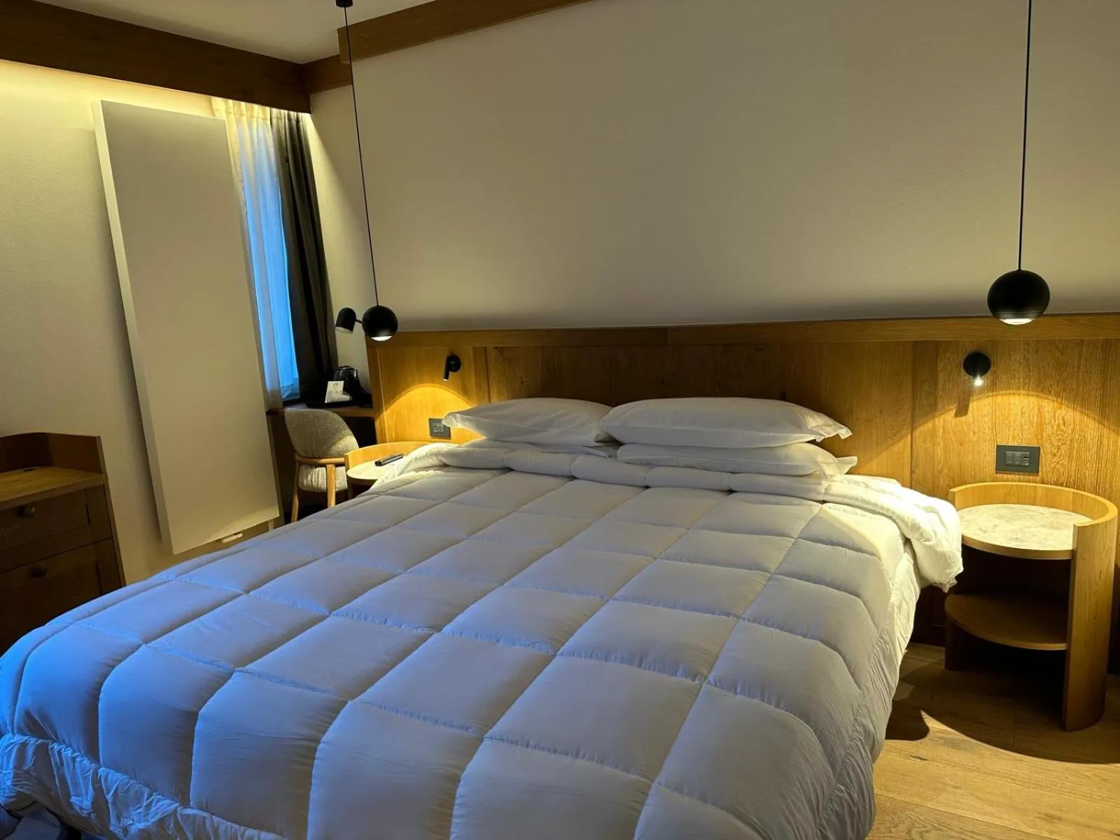 Bed in Hotel Serena Cortina