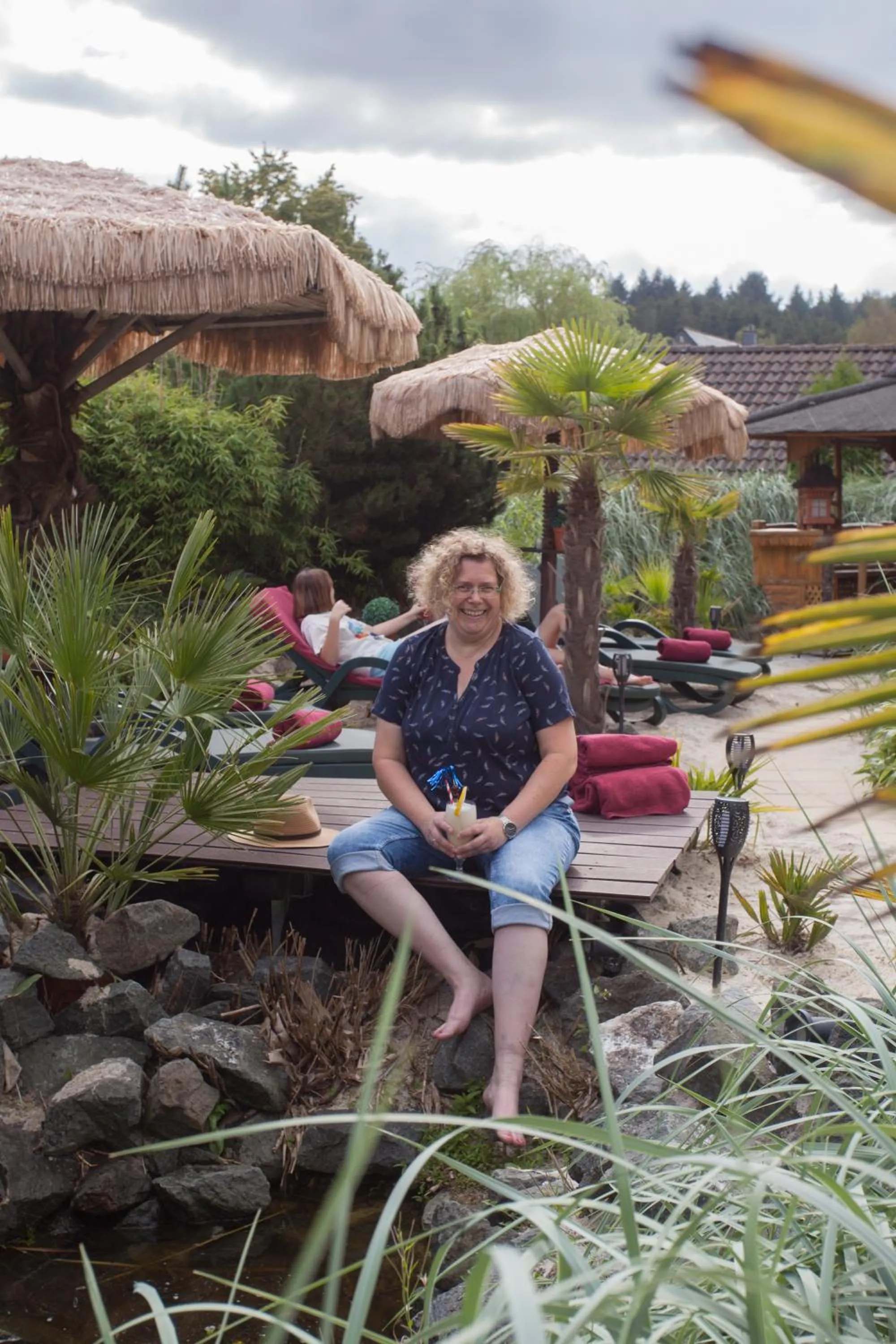 Swimming pool in Landhotel Grimmeblick