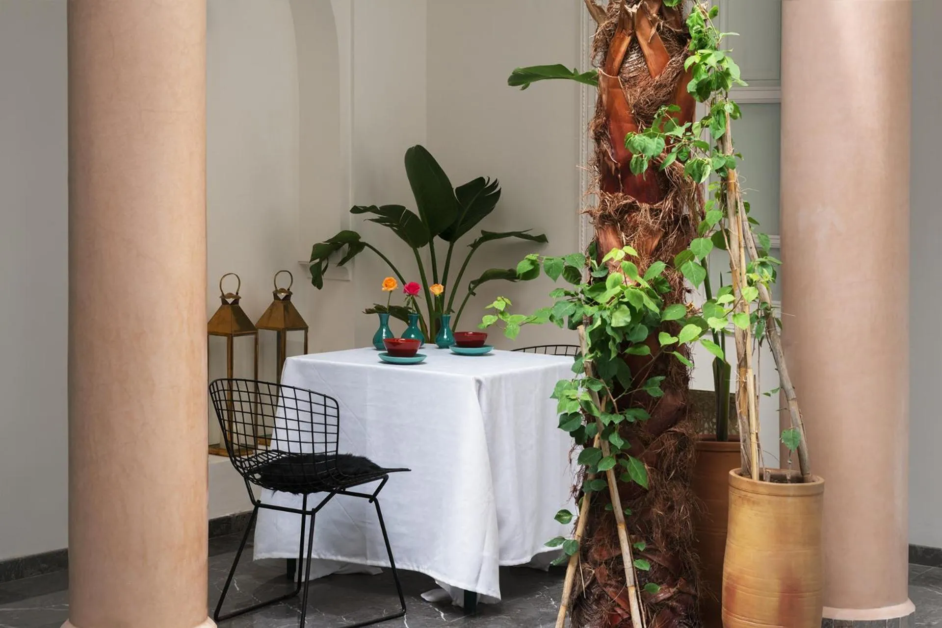 Decorative detail in Riad Albatoul