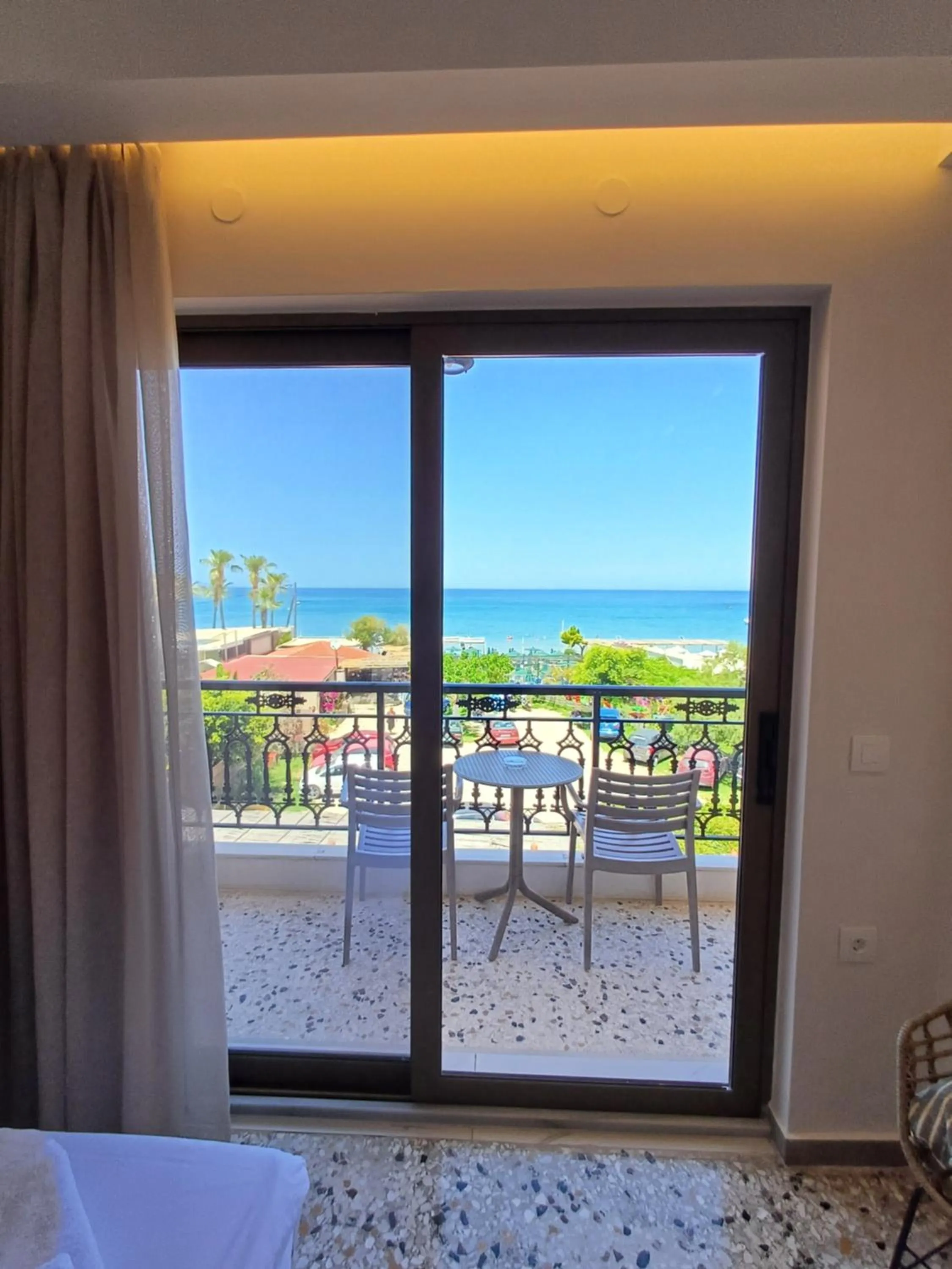 Bed in Anetis Beach Hotel