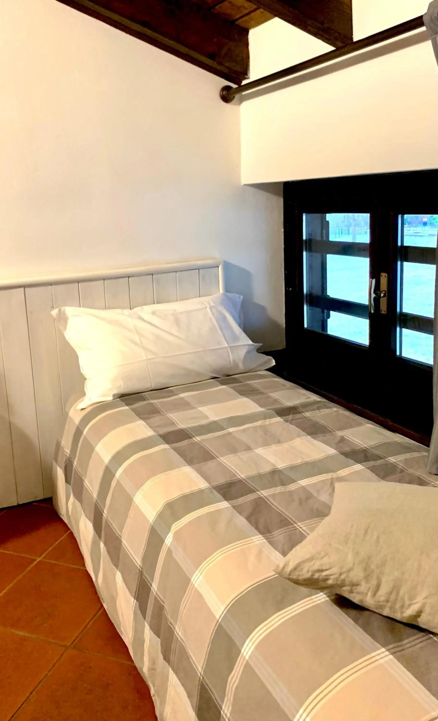 Bed in Enjoy Ledro B&B