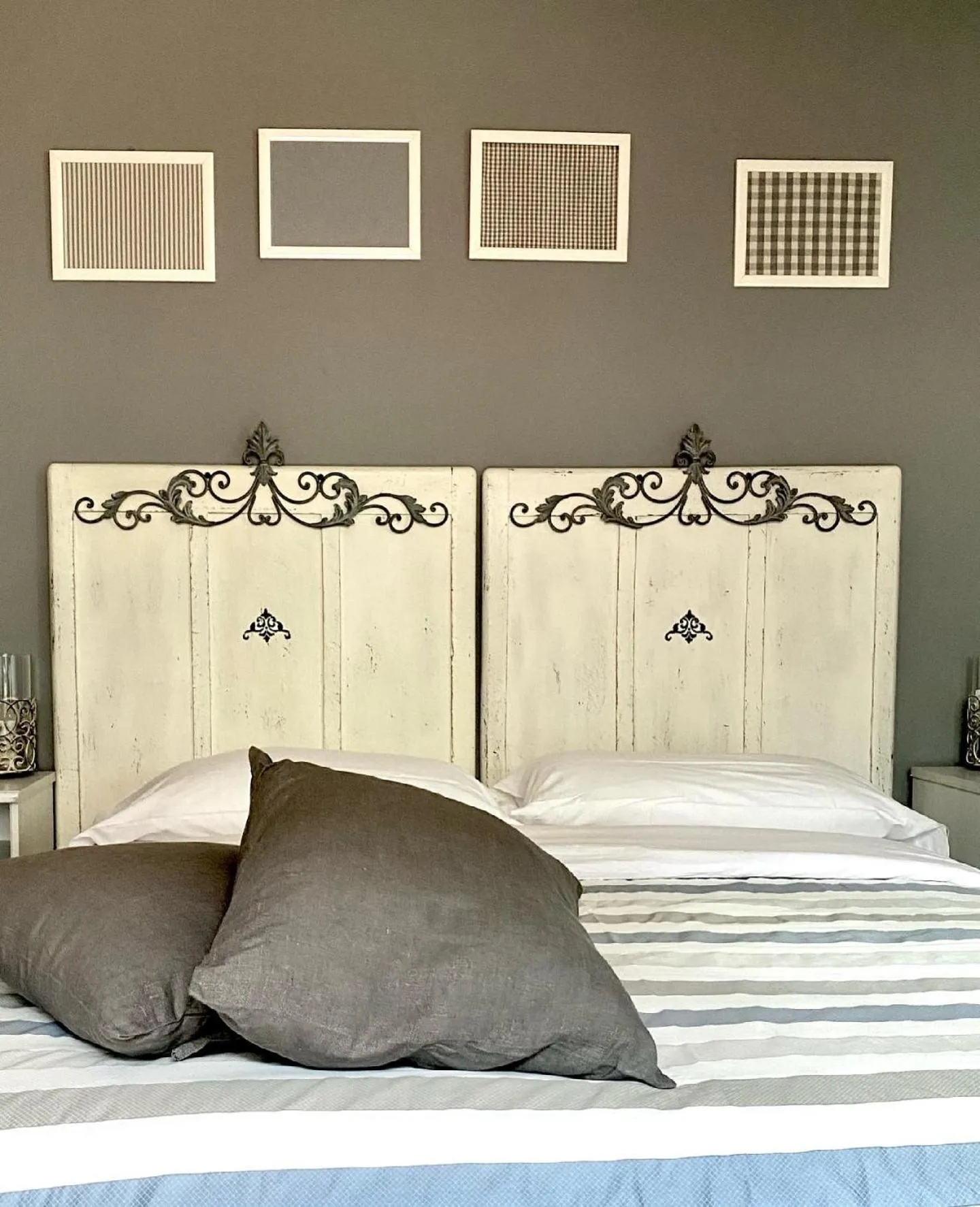 Bed in Enjoy Ledro B&B