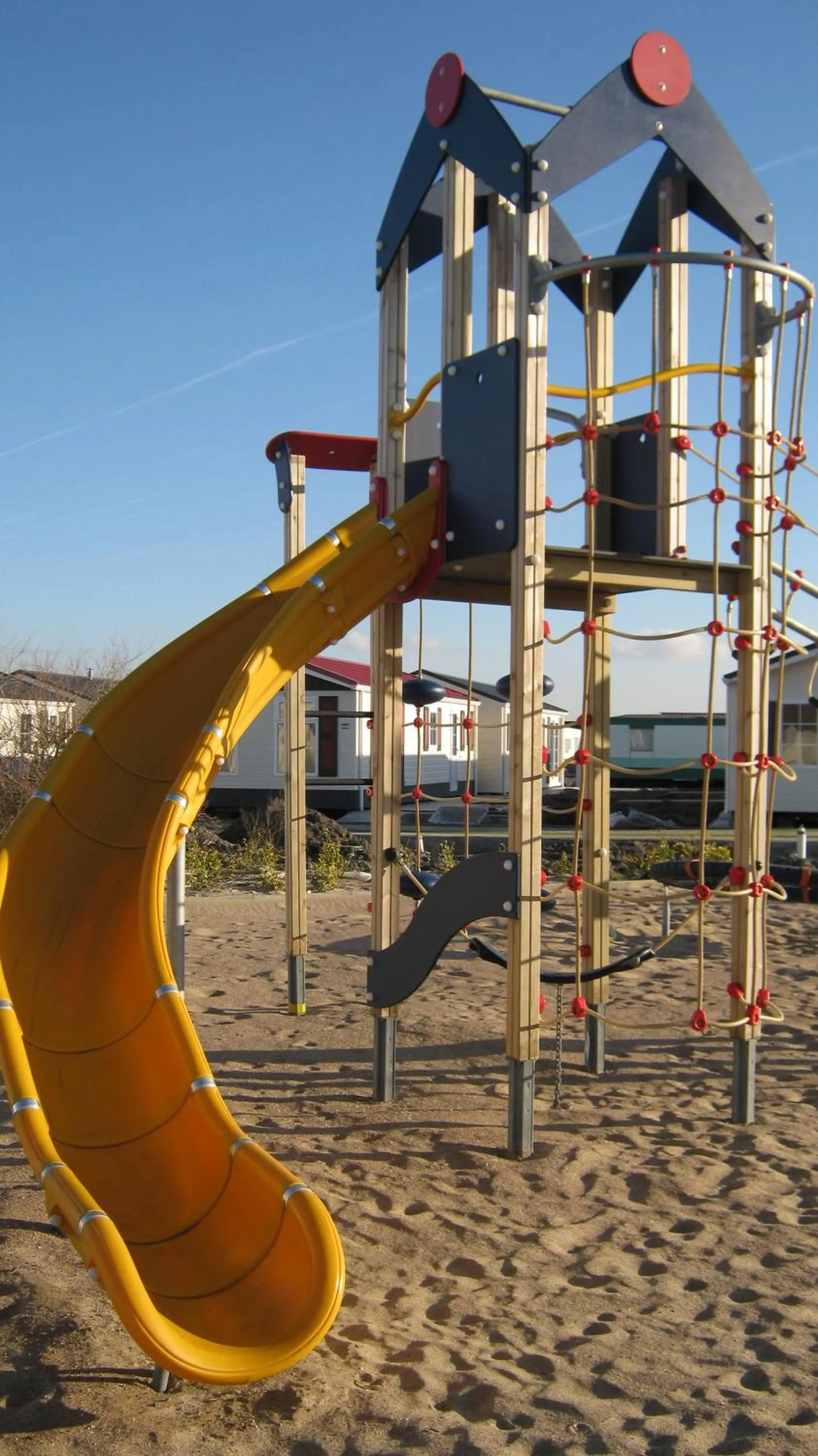 Children play ground in Zeepark Haerendycke