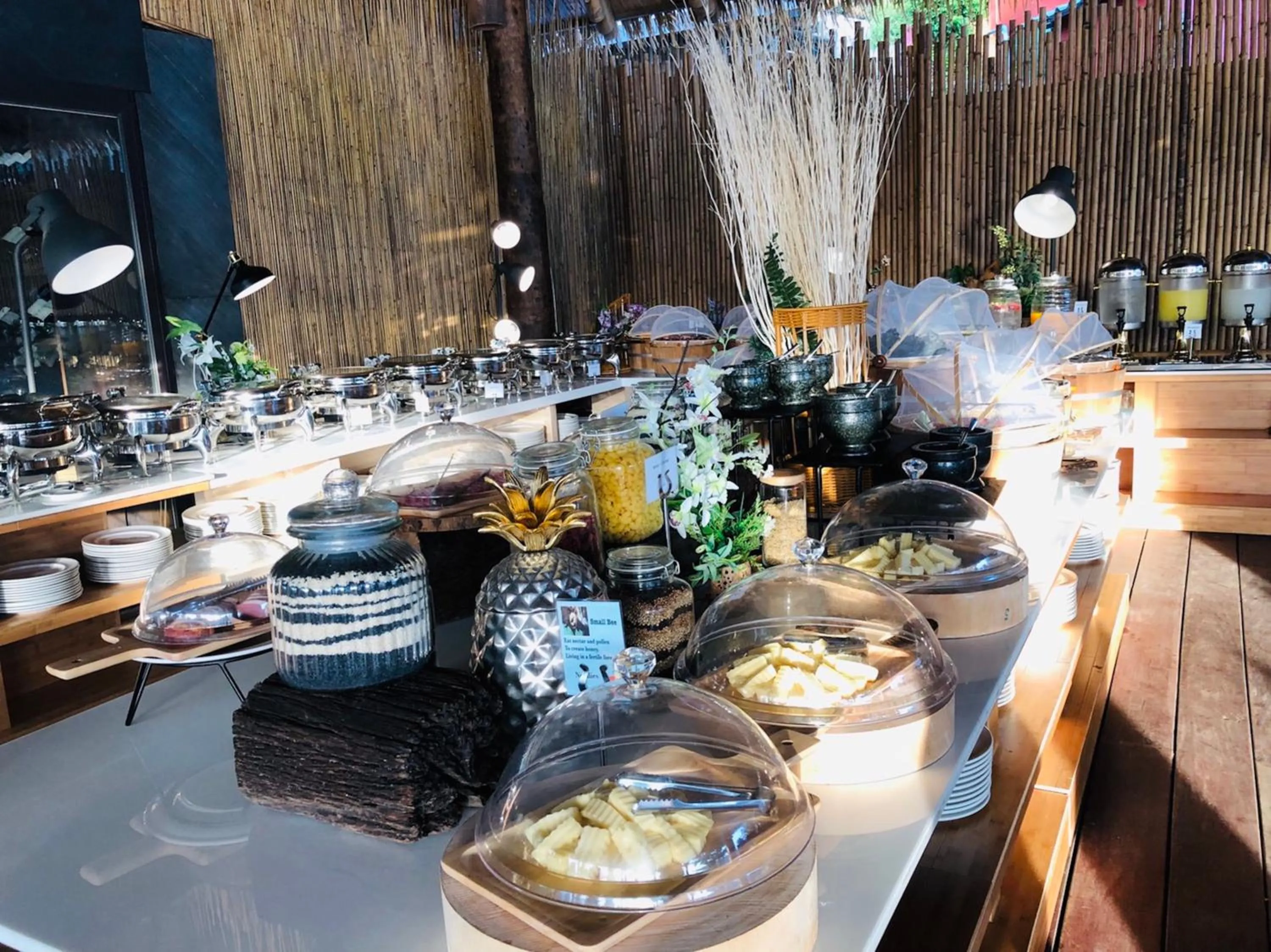 Buffet breakfast in Phi Phi CoCo Beach Resort