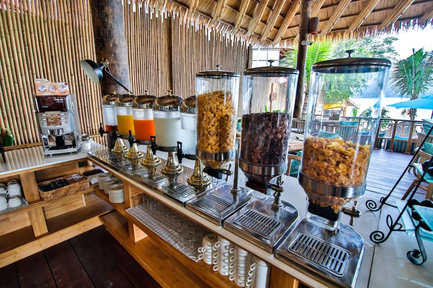 Buffet breakfast in Phi Phi CoCo Beach Resort